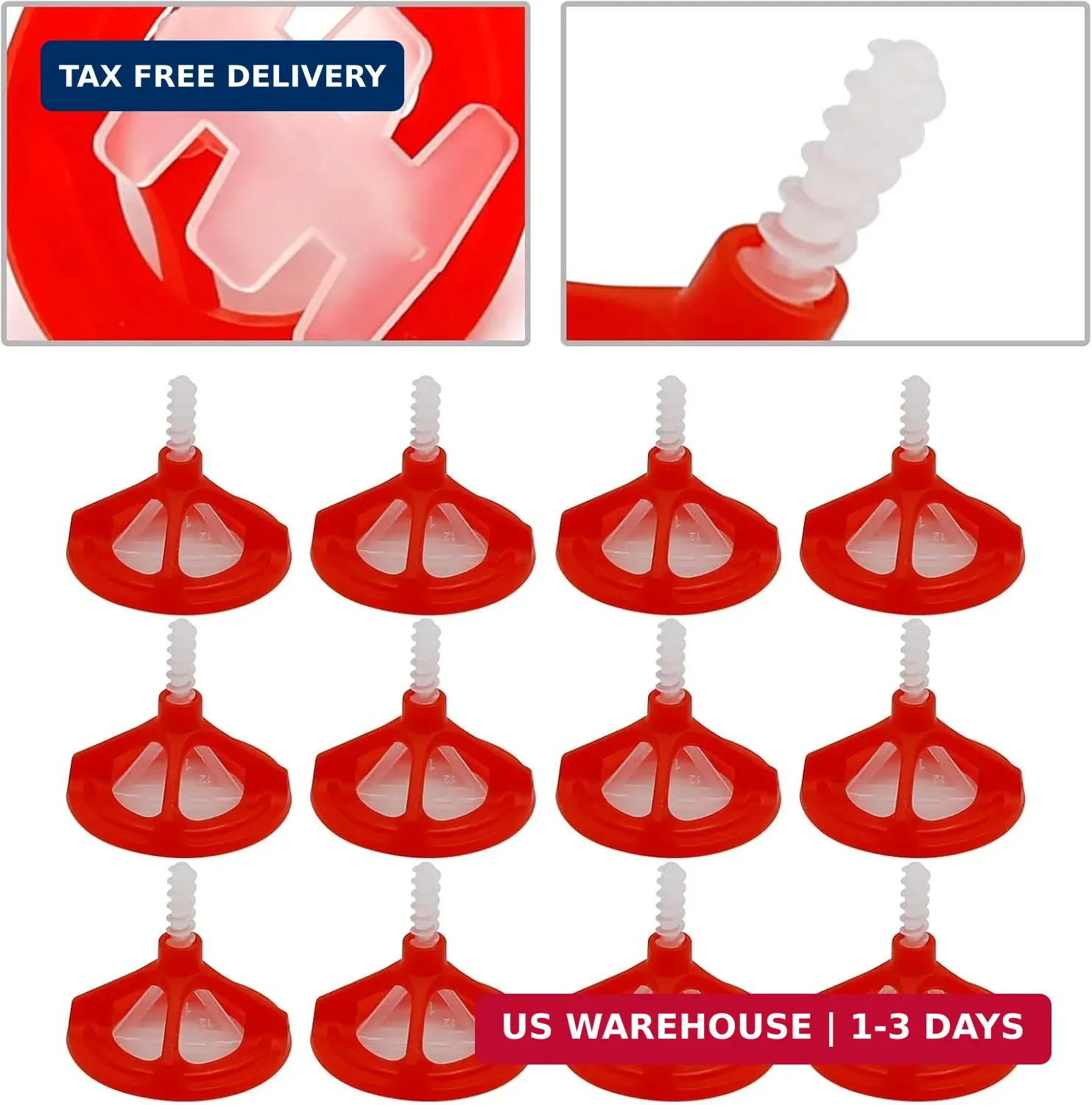 1/8 Tile Leveling System Spiral Tile Spacers Leveling System Tile Anti-Loosening