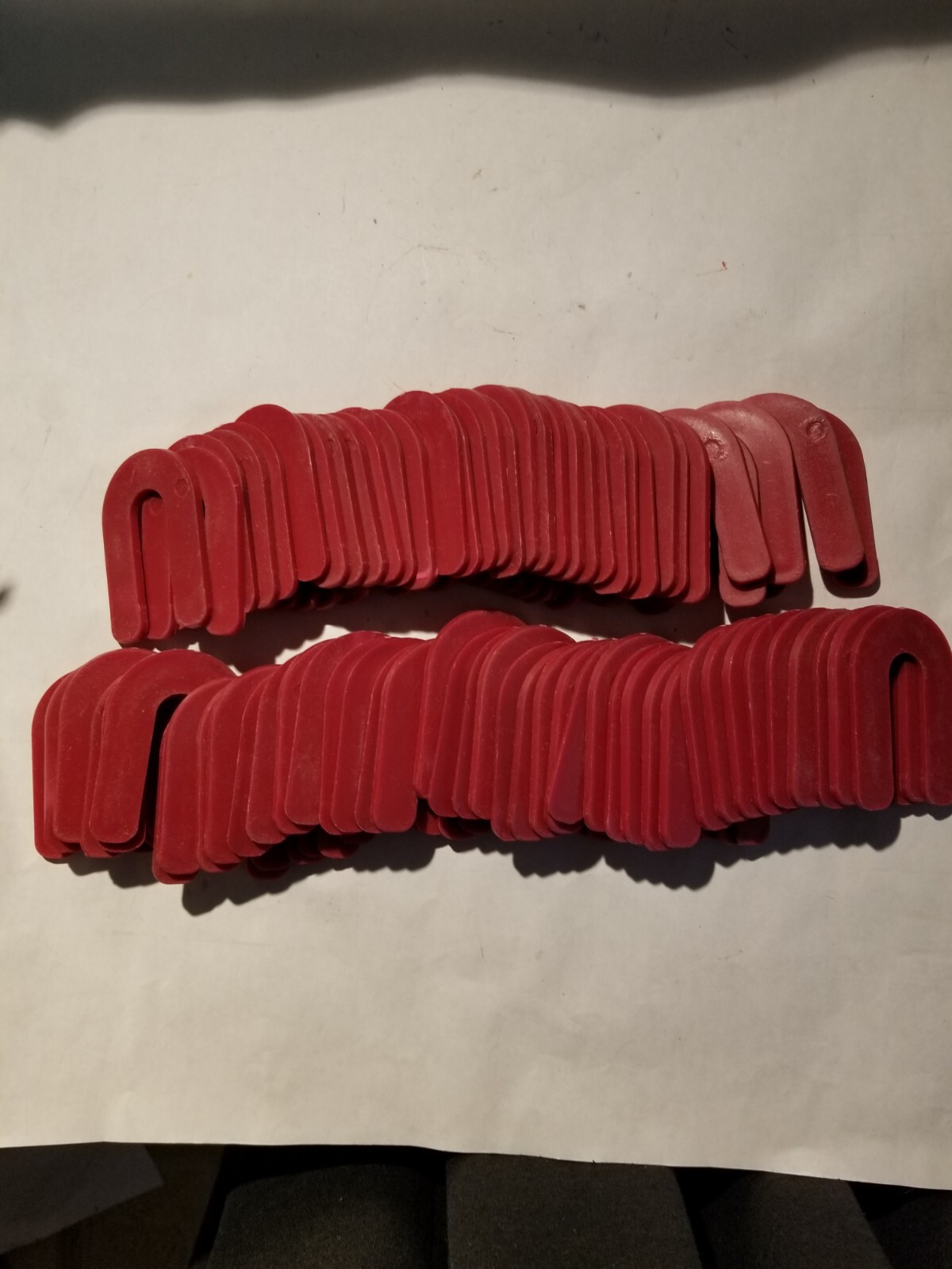 75 Shims Plastic Horseshoe Tile Spacer 1/8 Inch x 2.75″ x 1-7/8″ (lot of 75)