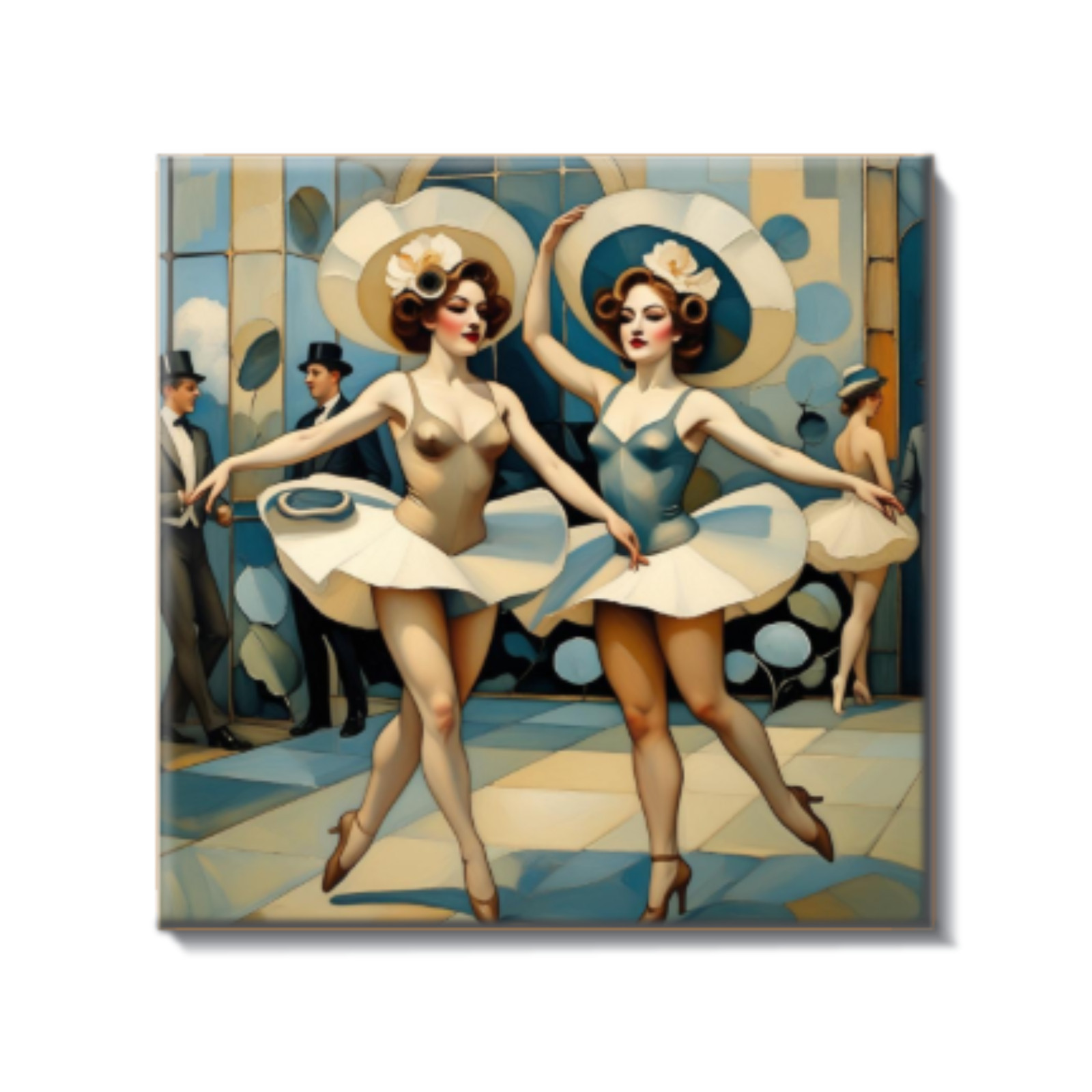 Show Girls Ceramic Tile Art Deco Backsplash Home Decor