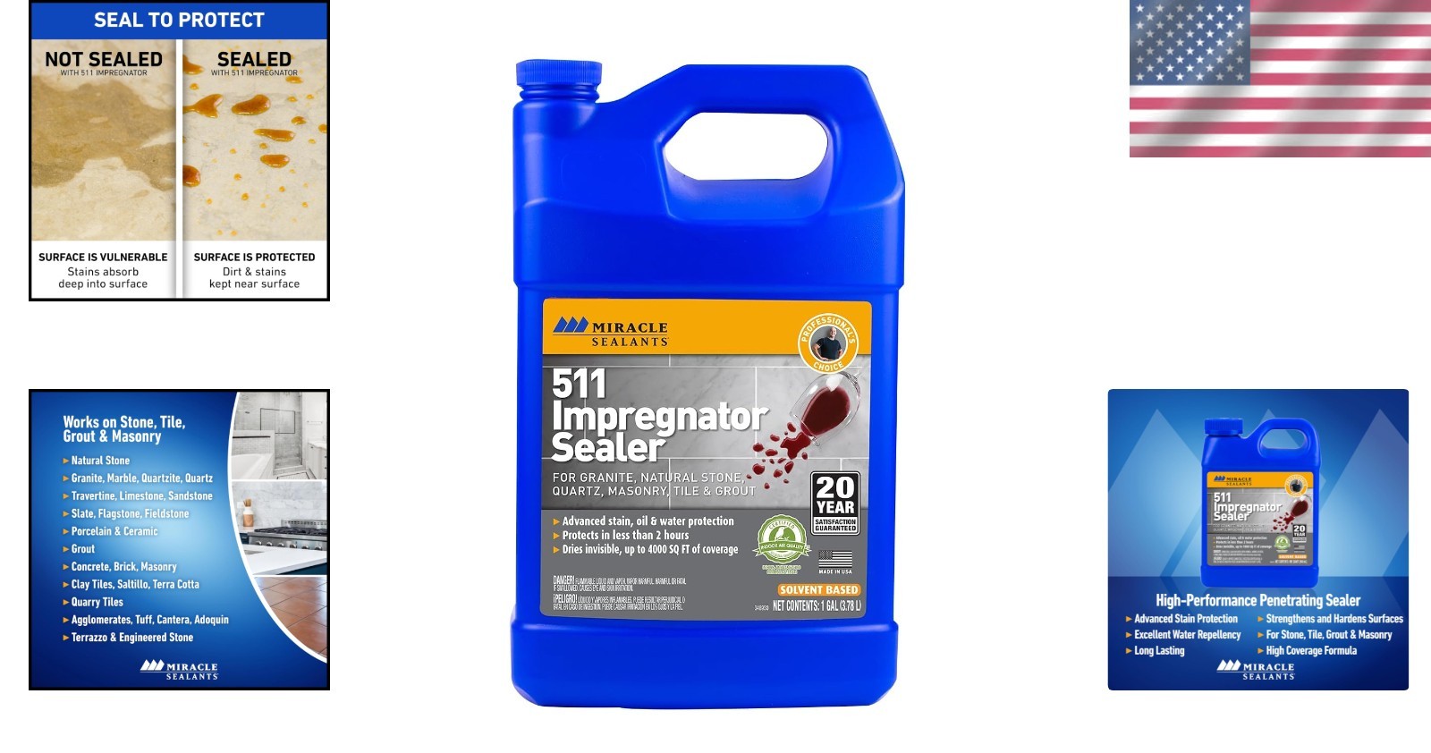 511 Impregnator Sealer Gallon – Stone Tile Grout Protection