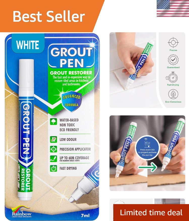 Transform Old Grout with Waterproof Grout Pen – 5mm Narrow Tip for Precision