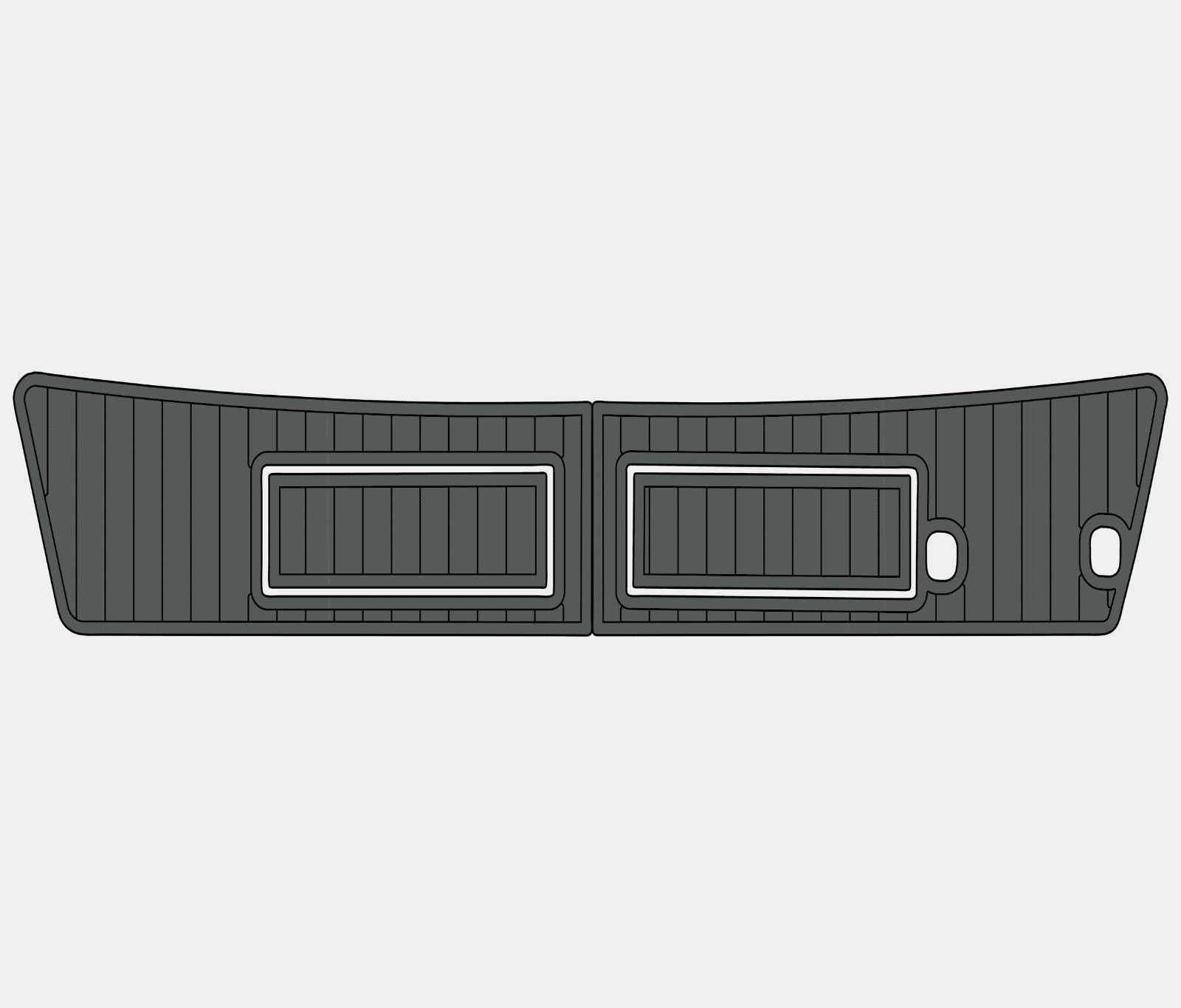 1987 Sea Ray 34 Express Boat Flooring EVA Foam Custom Deck Kit SeaDek Style Mat