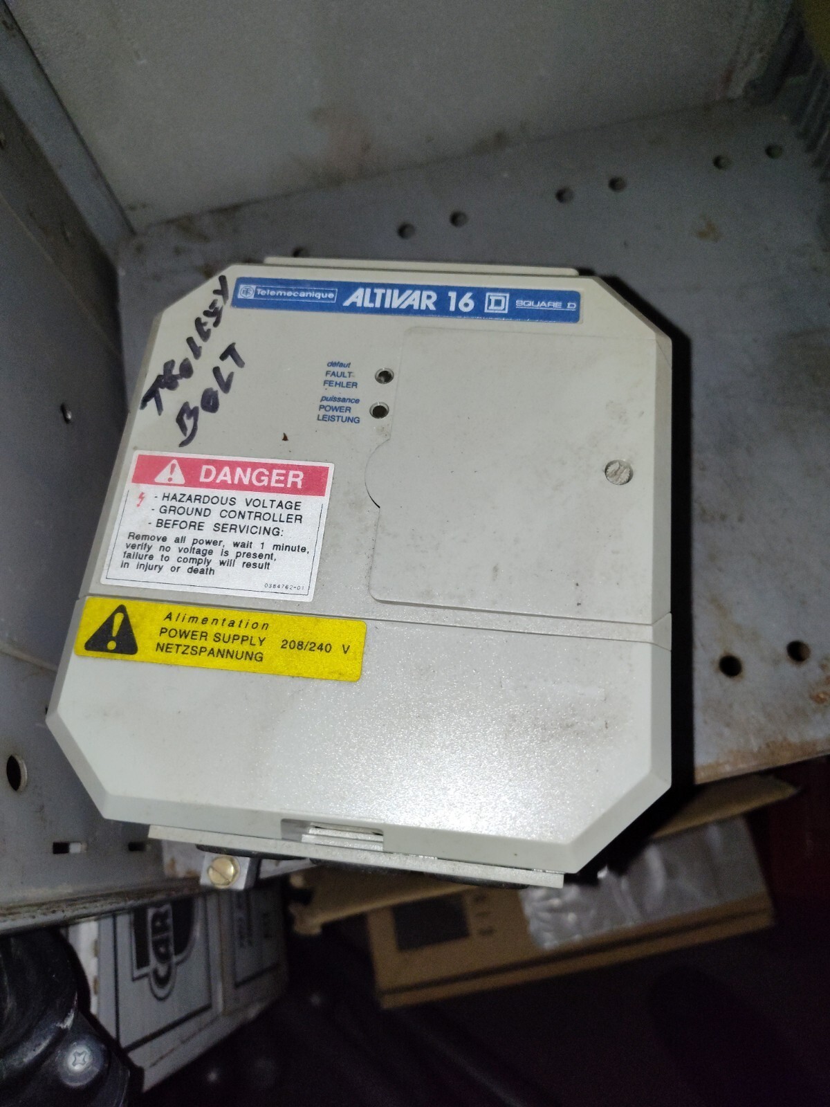 ATV16U18M2 TELEMECANIQUE VFD SQUARE D REMOVED WORKING SVC ELECTRONICS NO4