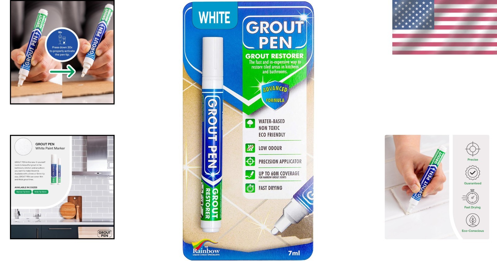 Transform Old Grout with Waterproof Grout Pen – 5mm Narrow Tip for Precision