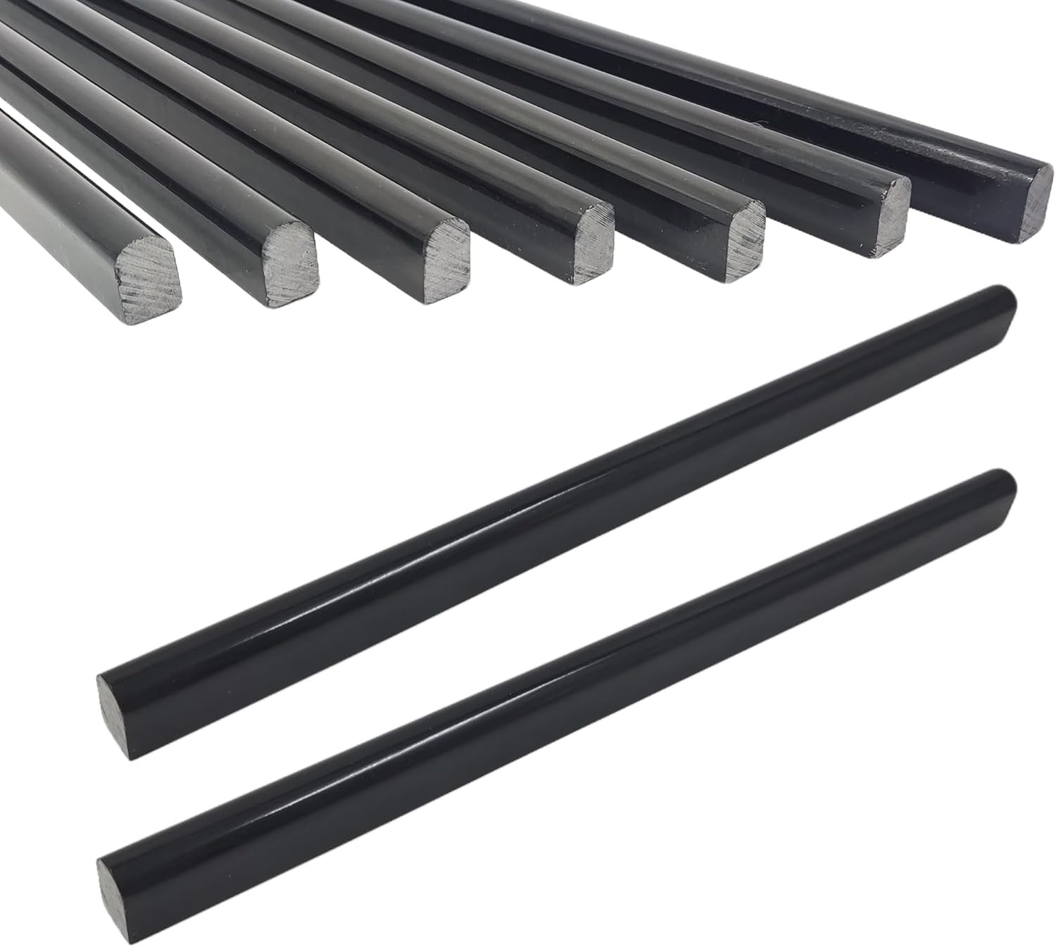 Black Marble Pencil Tile Edge Trim – 15 Pack for Backsplash & Showers