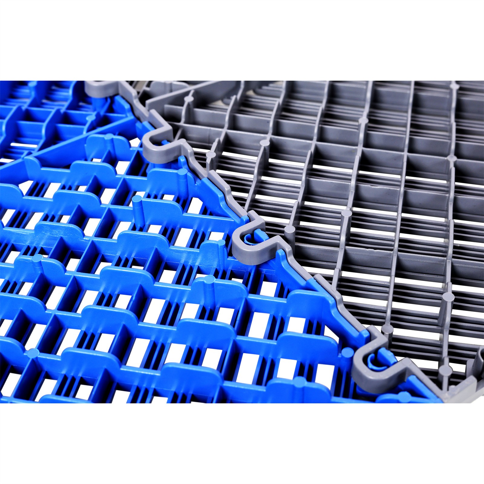 25pcs 15.6×15.6″ Plastic Interlocking Modular Garage Flooring Tile Drainage Tile