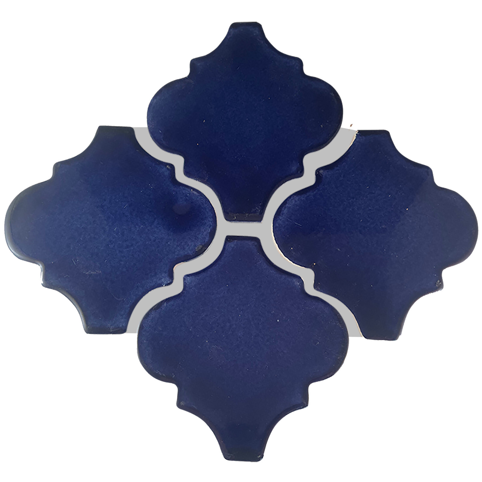 4×4 9 pcs Lantern Cobal Blue Mexican Arabesque Clay Tile Talavera Backsplash