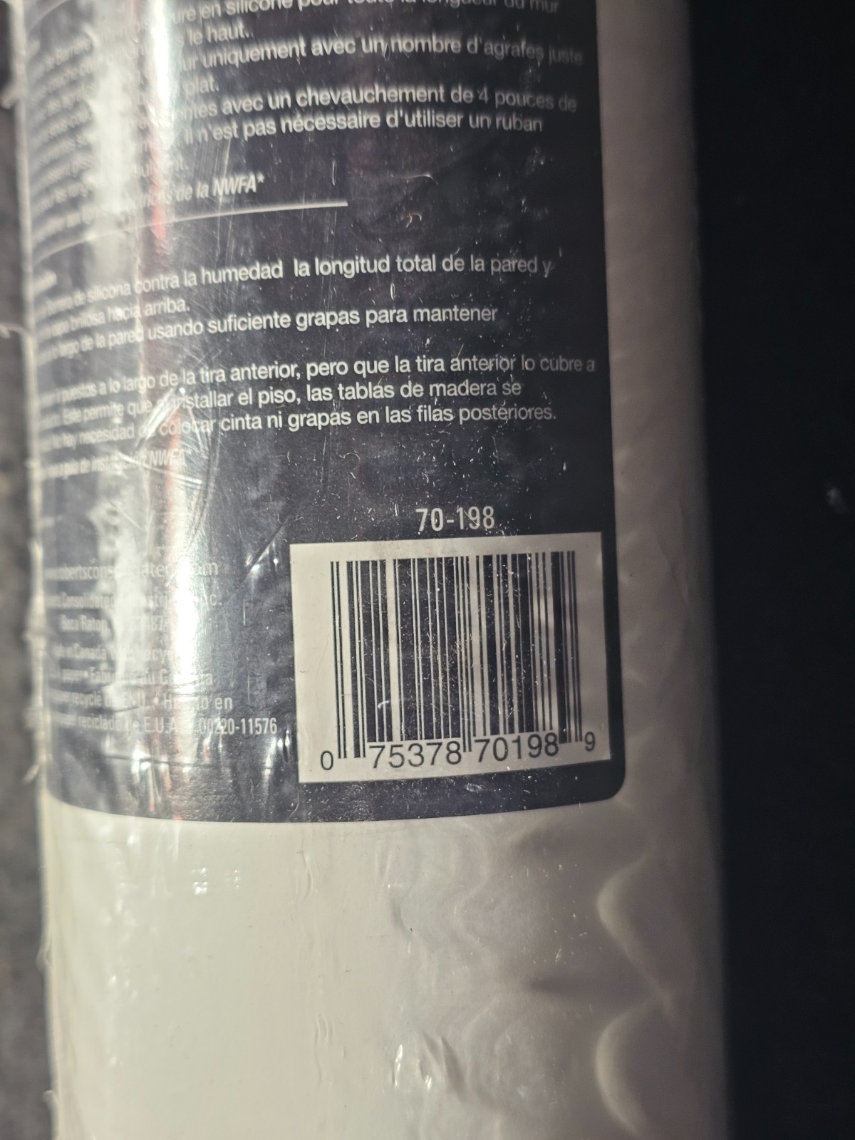 ROBERTS 70-198 31.5″x 76.25′ 6mil Silicone Moisture Barrier Underlayment