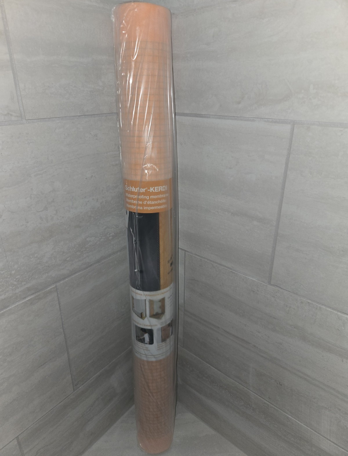 Schluter KERDI Waterproofing Membrane Roll KERDI200/10M 33in x 108ft Orange