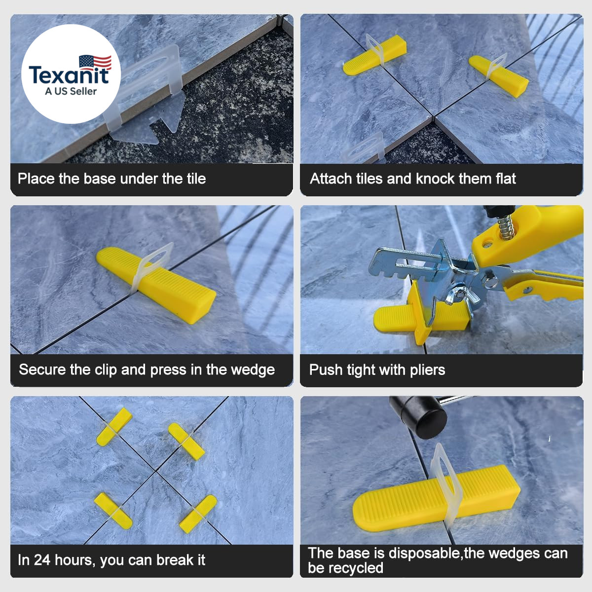 Tile Leveling Compounds System Plier Hand Floor Pliers Tiling Installation Locat