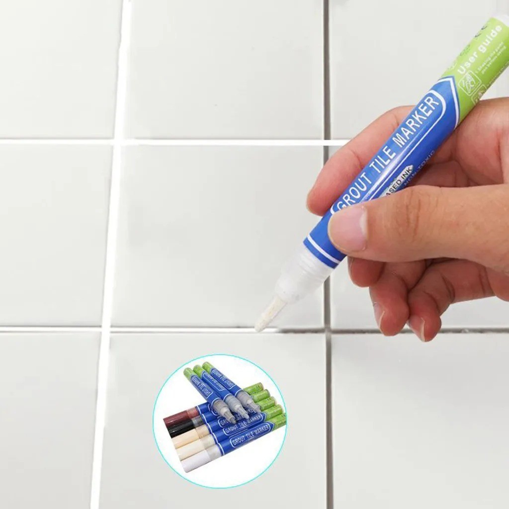 Anti Mould Grout Pen For Revives Restores Tile In White Grey Black Beige Brown