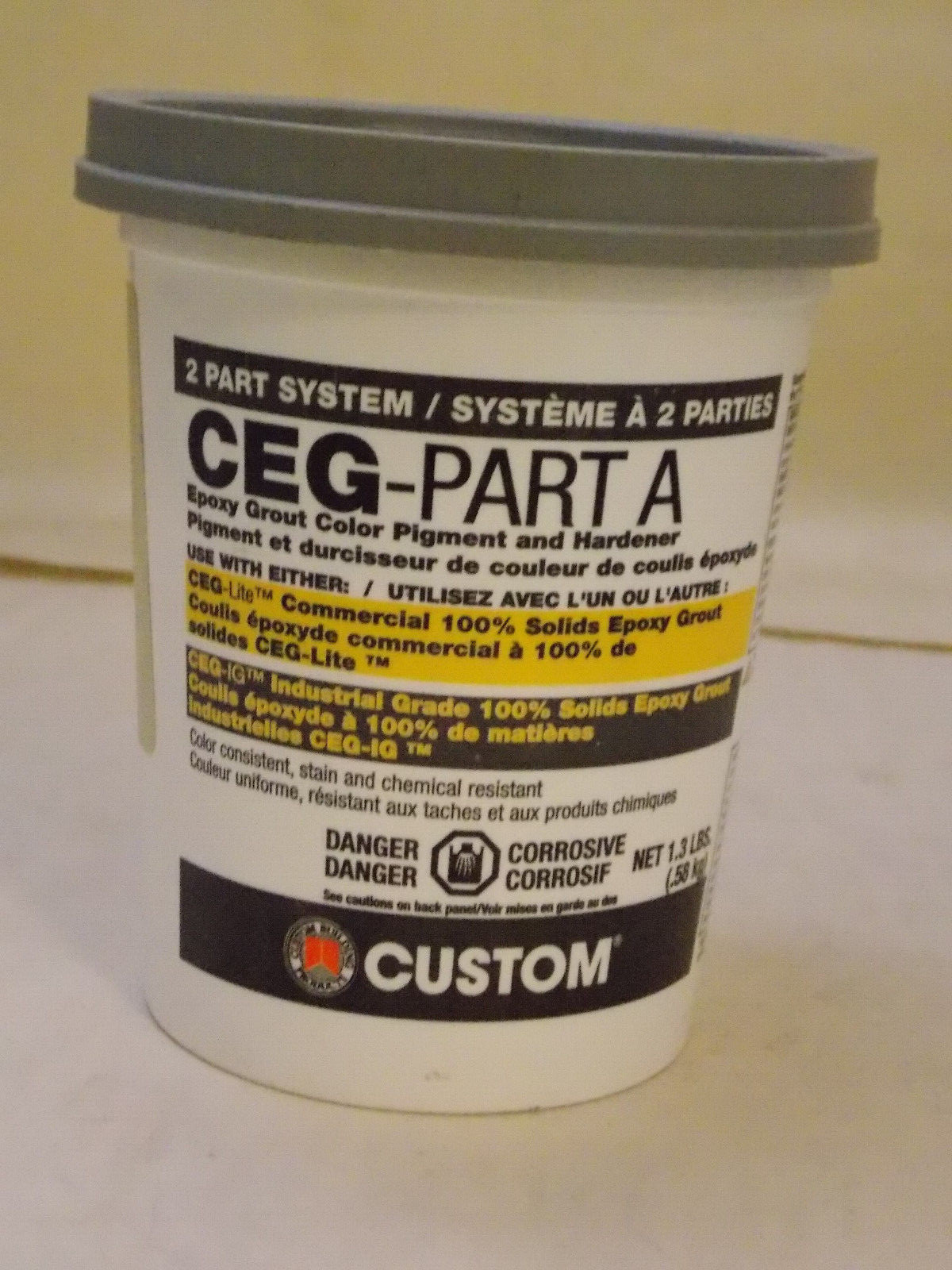 Custom Building CEG-Lite Solids Commercial Epoxy Grout CEG-Part A