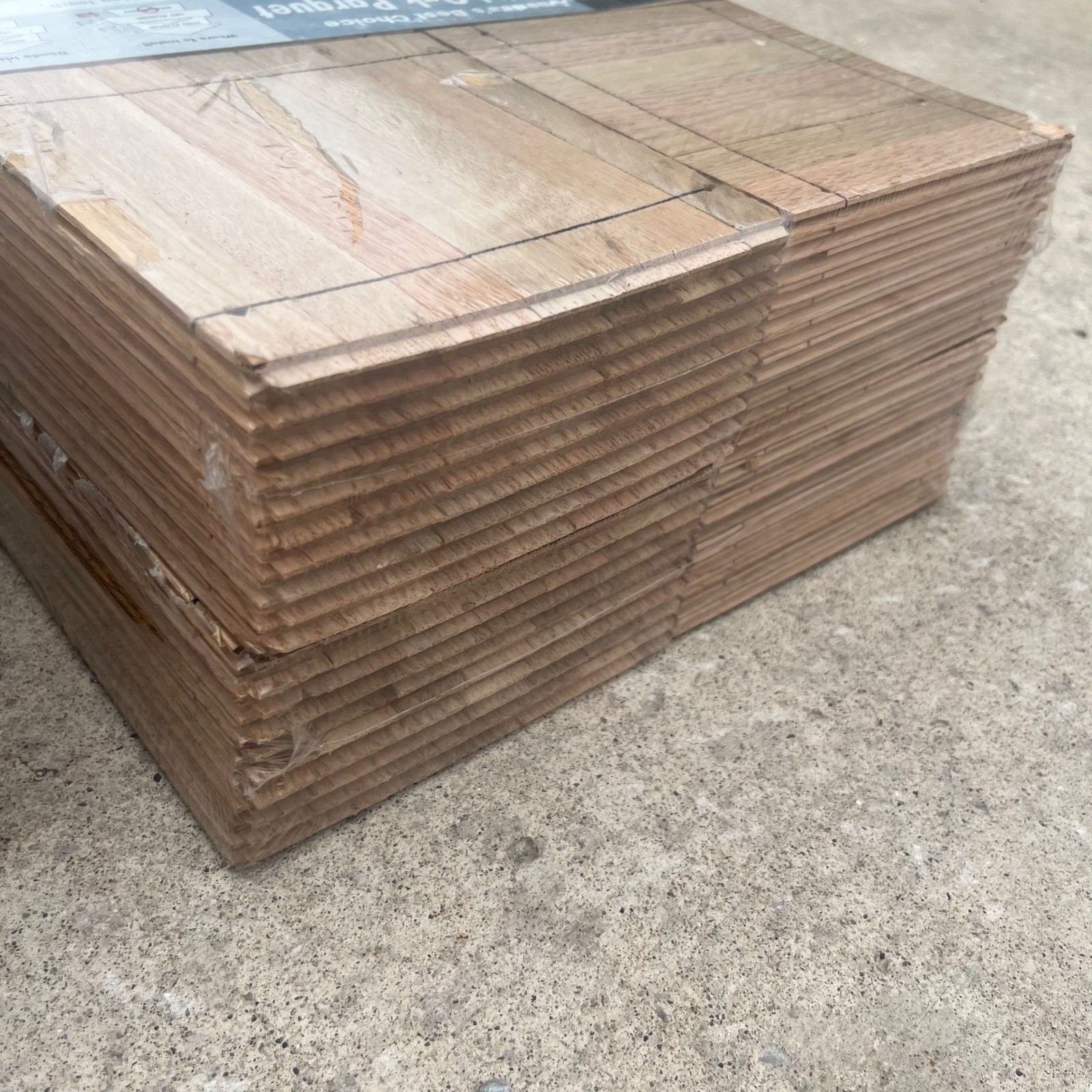 Bruce Solid Oak Parquet Flooring Bundle Lot 60 Sq Ft 12″x12″ ABC1701 Vintage
