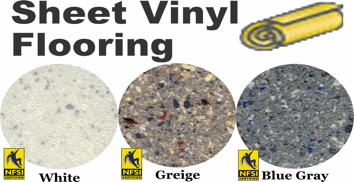 Commercial Sheet Vinyl Flooring – Textured High Traction Slip Resistant