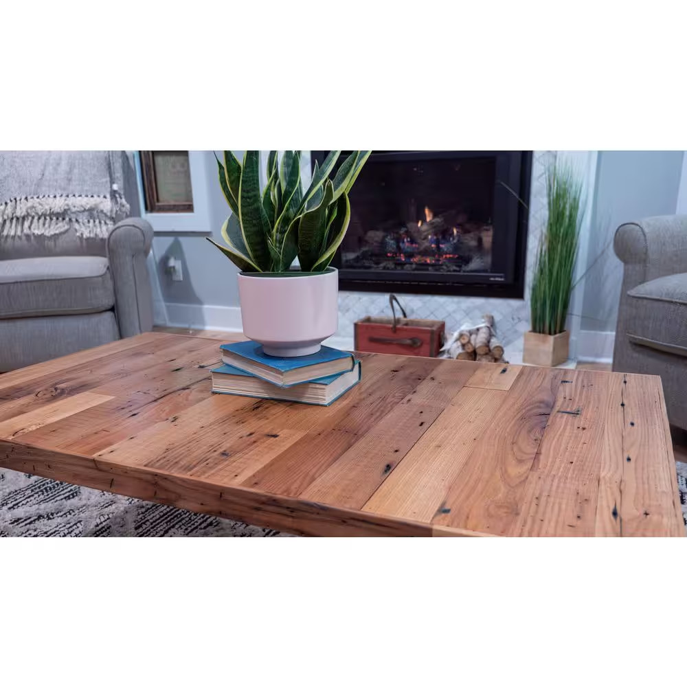 0.285 In. X 3 In. X 48 In. Wormy Chestnut Hardwood Boards Square Cut 10 Sq. Ft.