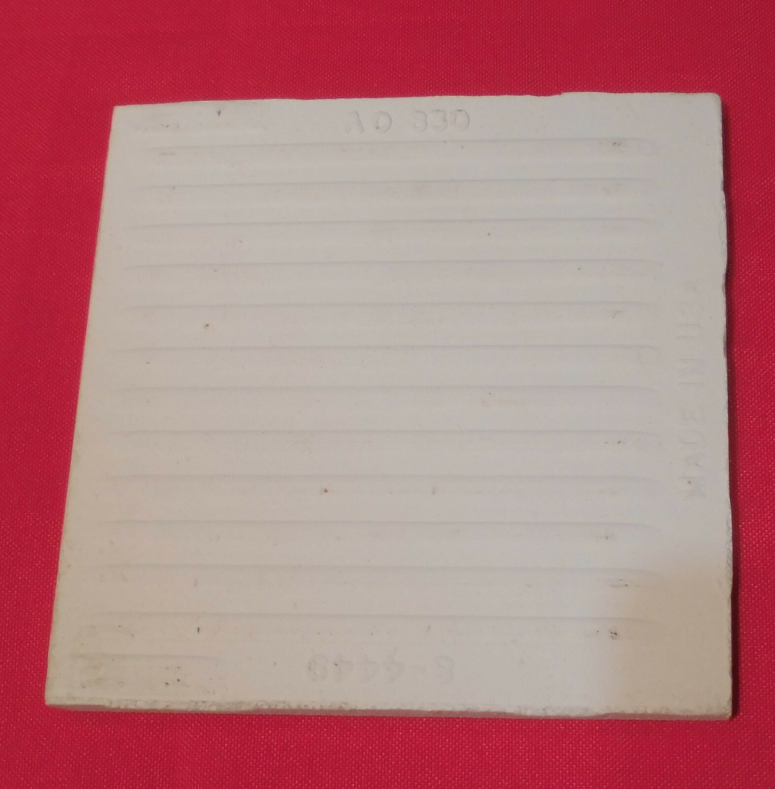 1 pc. *Matte Almond #87* Ceramic Tile Bullnose by American Olean 4-1/4″ New