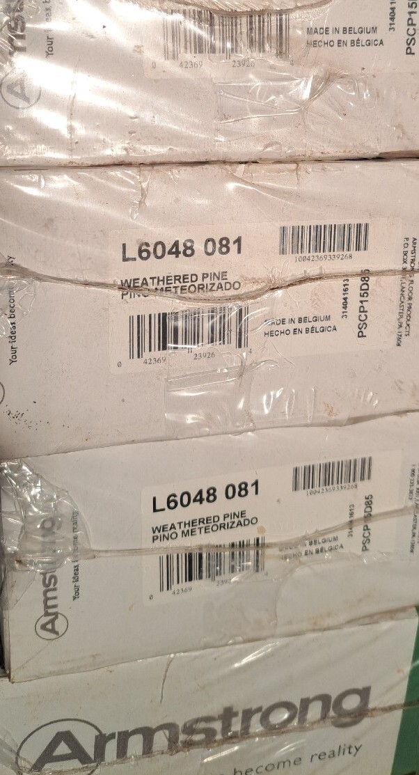 NEW Armstrong Swiftlock Boxed Wood Laminate Floor Planks 25 Boxes Available