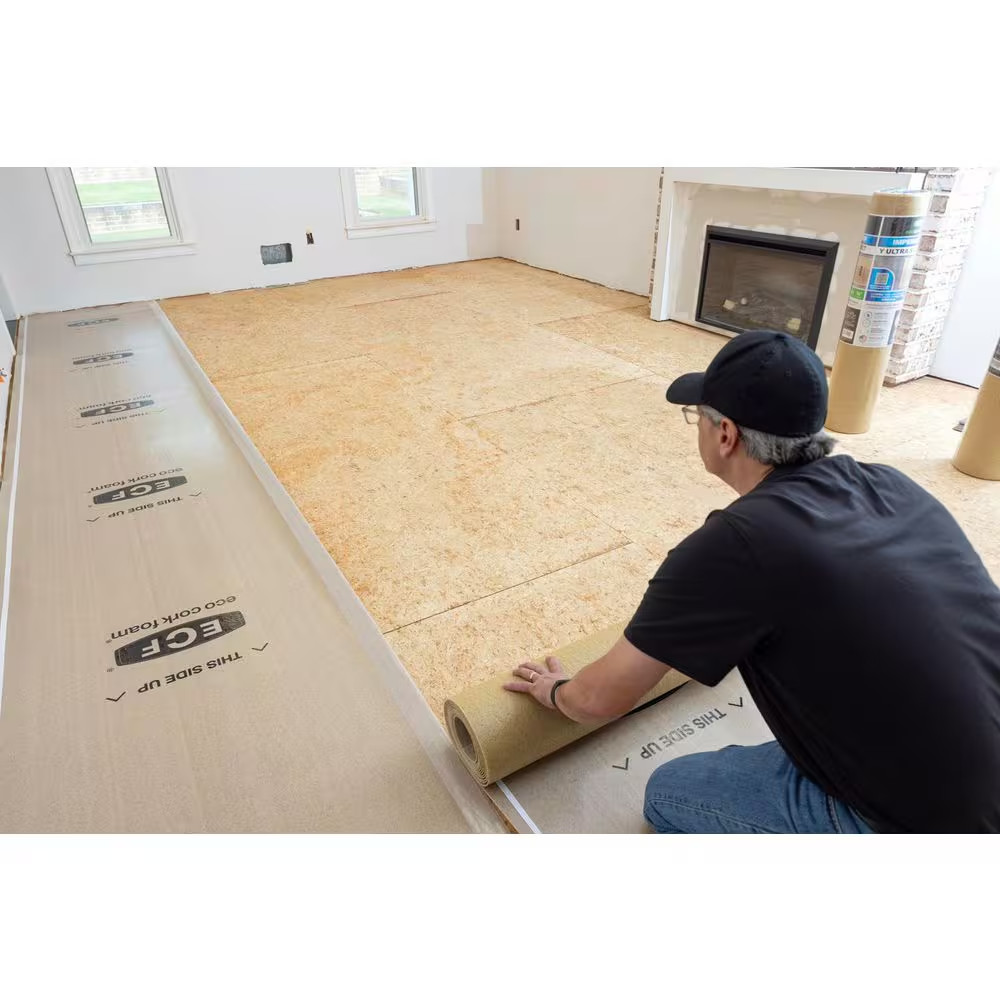 300 Sq. Ft. 3 Ft. X 100 Ft. X3.2Mm Waterproof Premium plus 10-In-1 Underlayment-