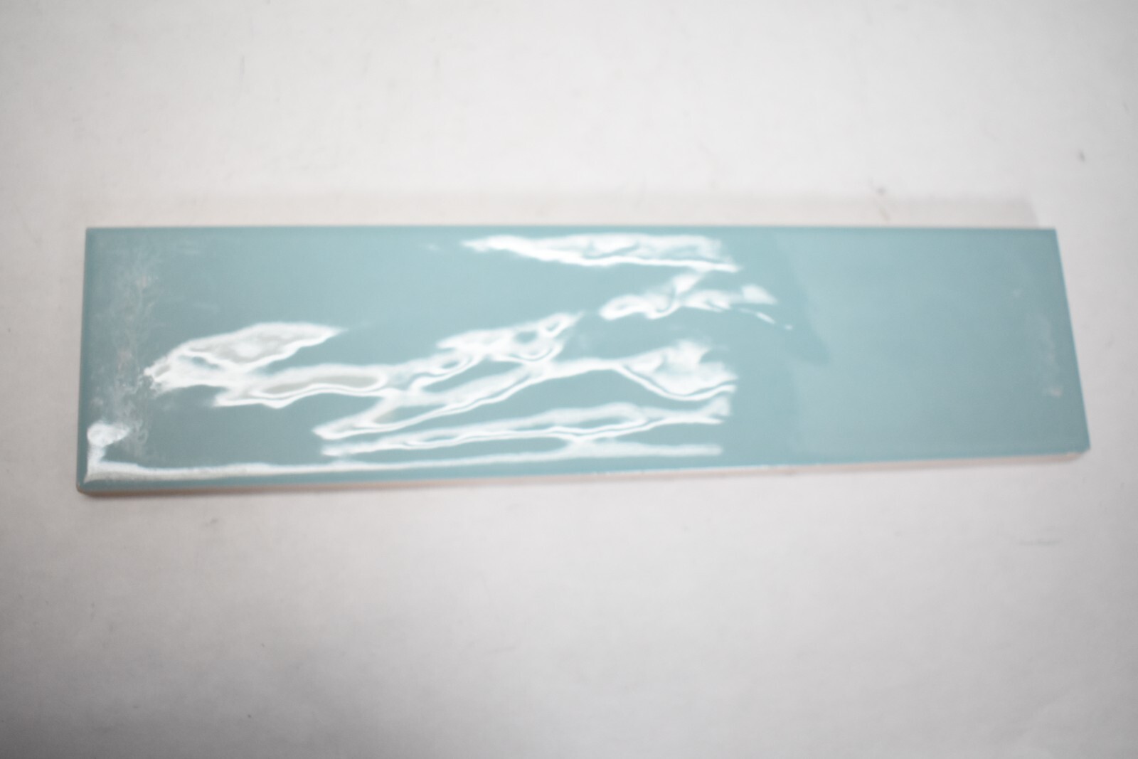 Molovo Zarati Aqua Blue 2.95″ x 11.81″ Polished Ceramic Wall Tile Lot of 25