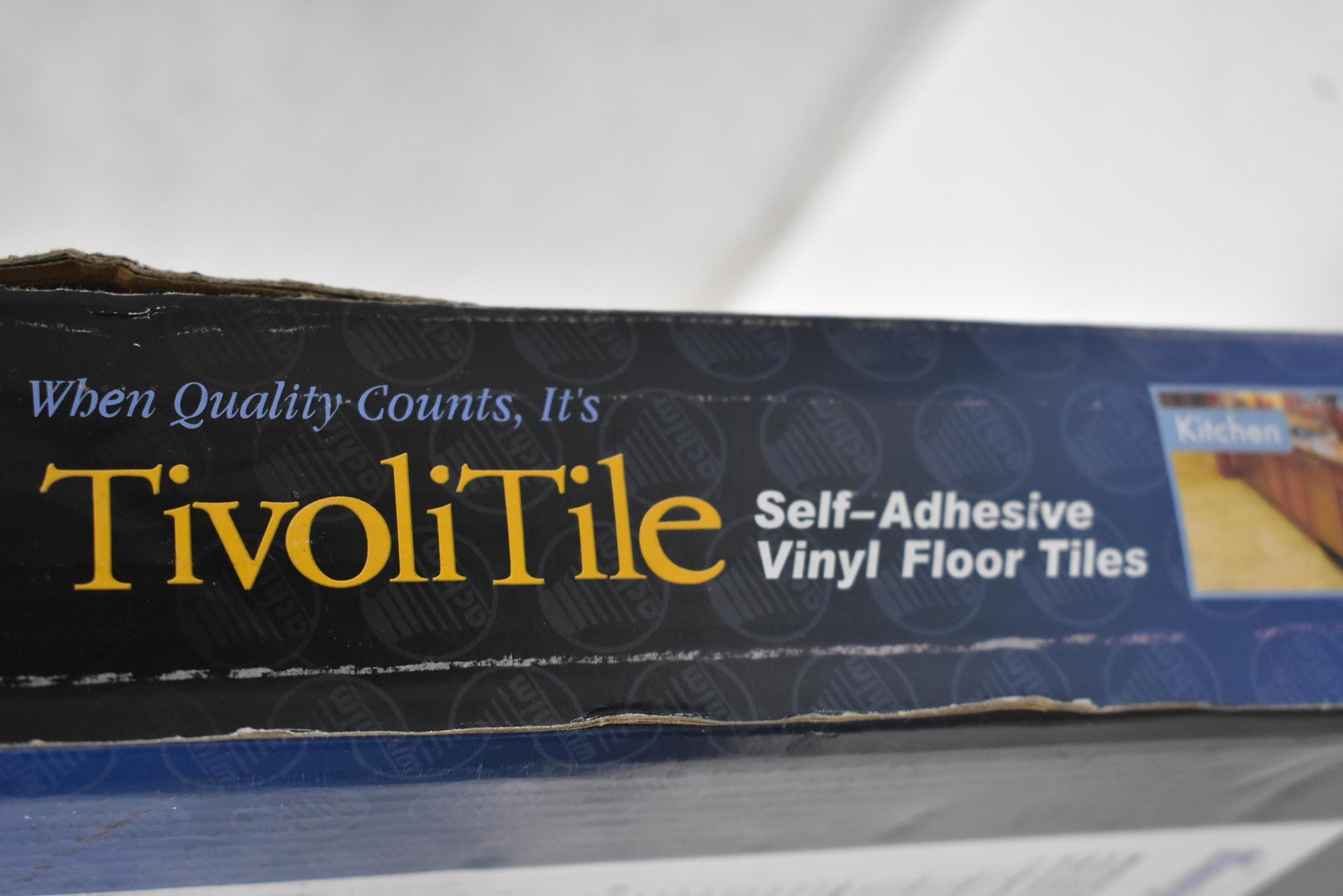 Achim TivoliTile Self-Adhesive Vinyl Floor Tiles 12×12 45 Sq Ft Brown FTVWD22945