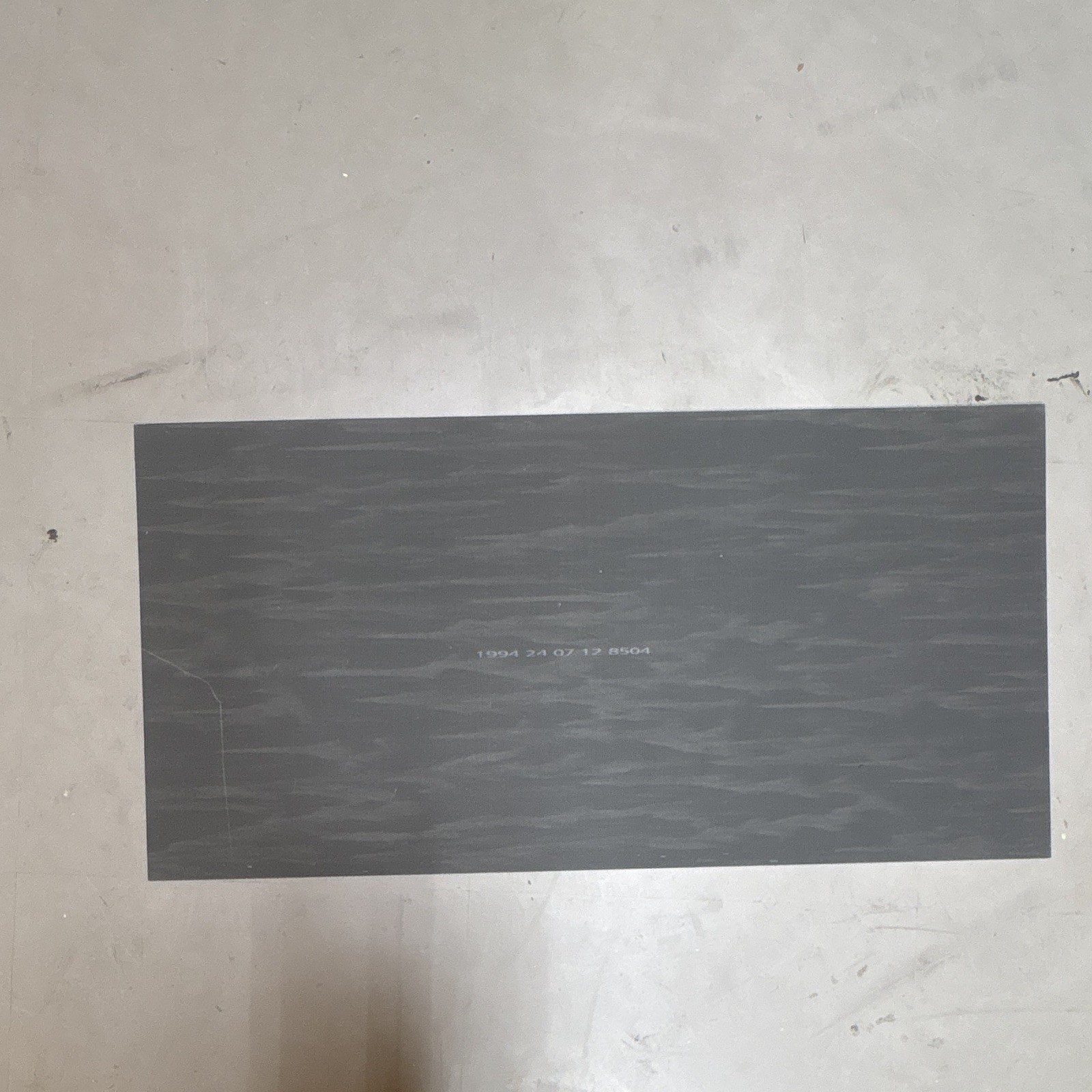 12”x24” Gray Concrete Look Dryback Vinyl Flooring Tile 3mm ( New)