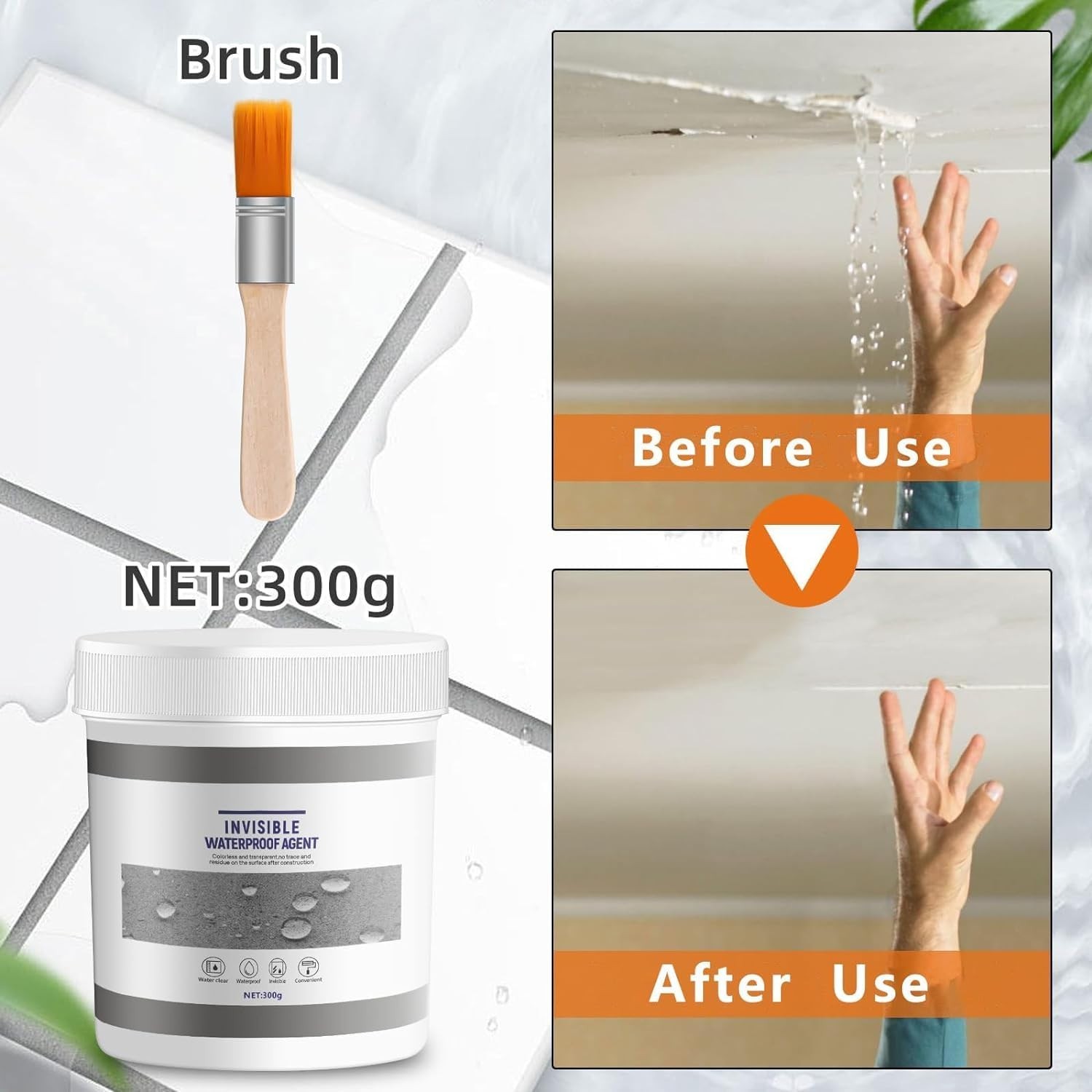 Upgrade Invisible Waterproof Agent, 2026 New 300g Super Strong Invisile Water…