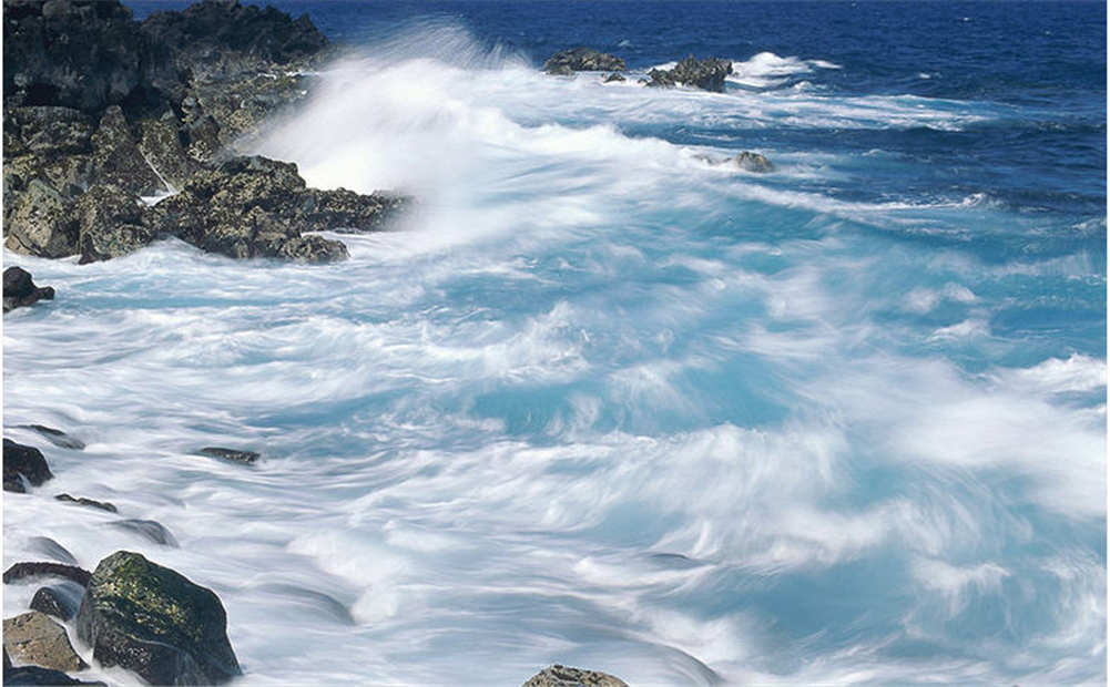 Wide Blue Ocean 3D Floor Mural Photo Flooring Wallpaper Home Print Decoration