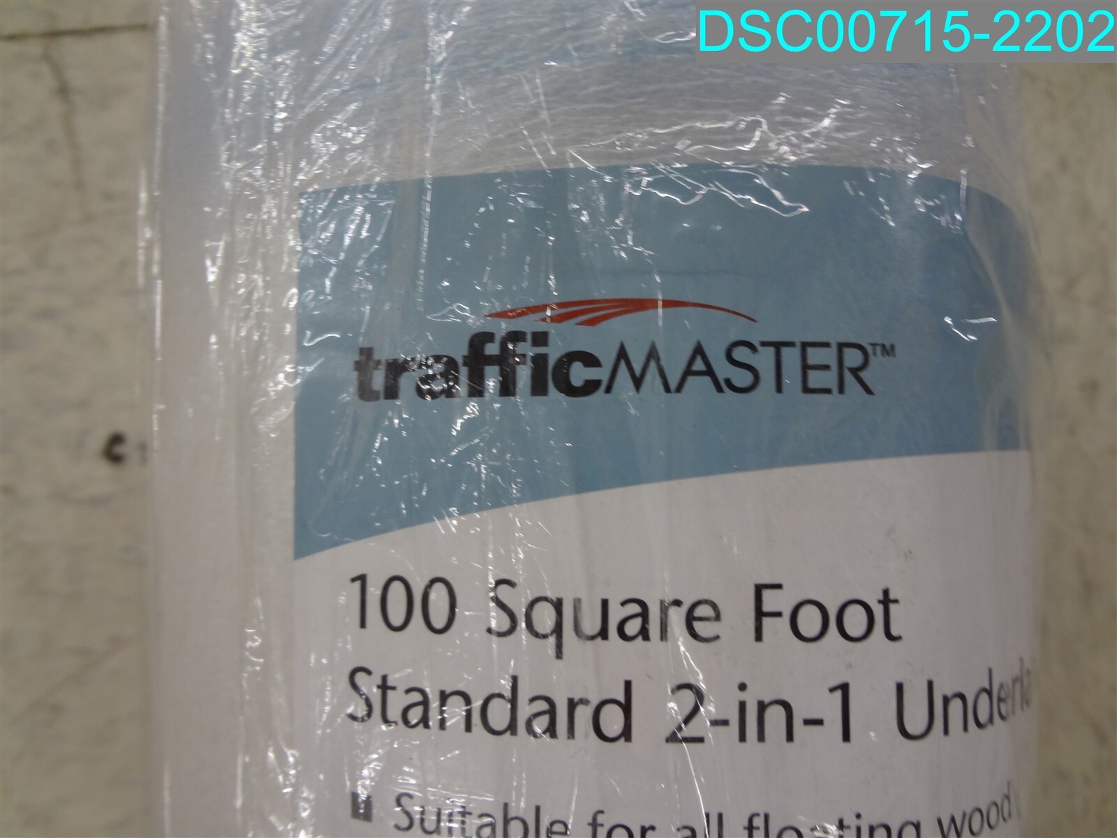 TrafficMaster Underlayment Polyethylene Foam Moisture Barrier 100 sq. ft. Rolls