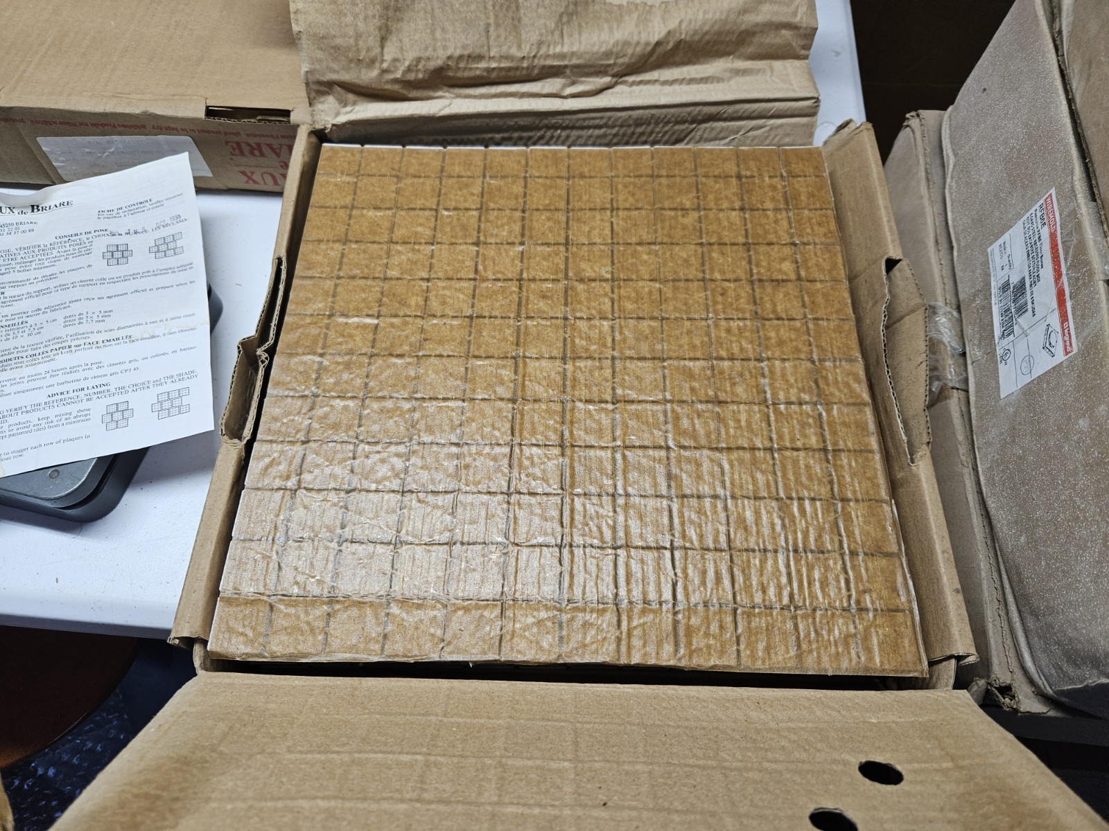 1 Sheet Emaux de Briare MARQUISES G2525 French Mosaic Tiles NOS – Many Available