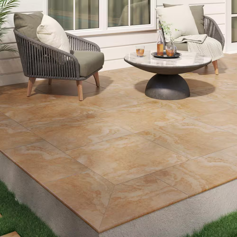 Tierra Beige 2 Cm. X 24 in X 24 In. Matte Porcelain Paver Tile (8 Sq. Ft. / Case