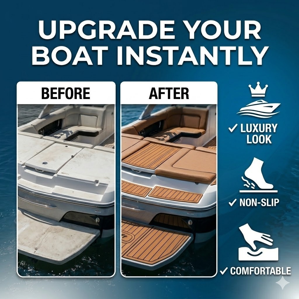 1999 Sea Ray 240 Sundancer SeaDek Style EVA Boat Flooring Deck Pads