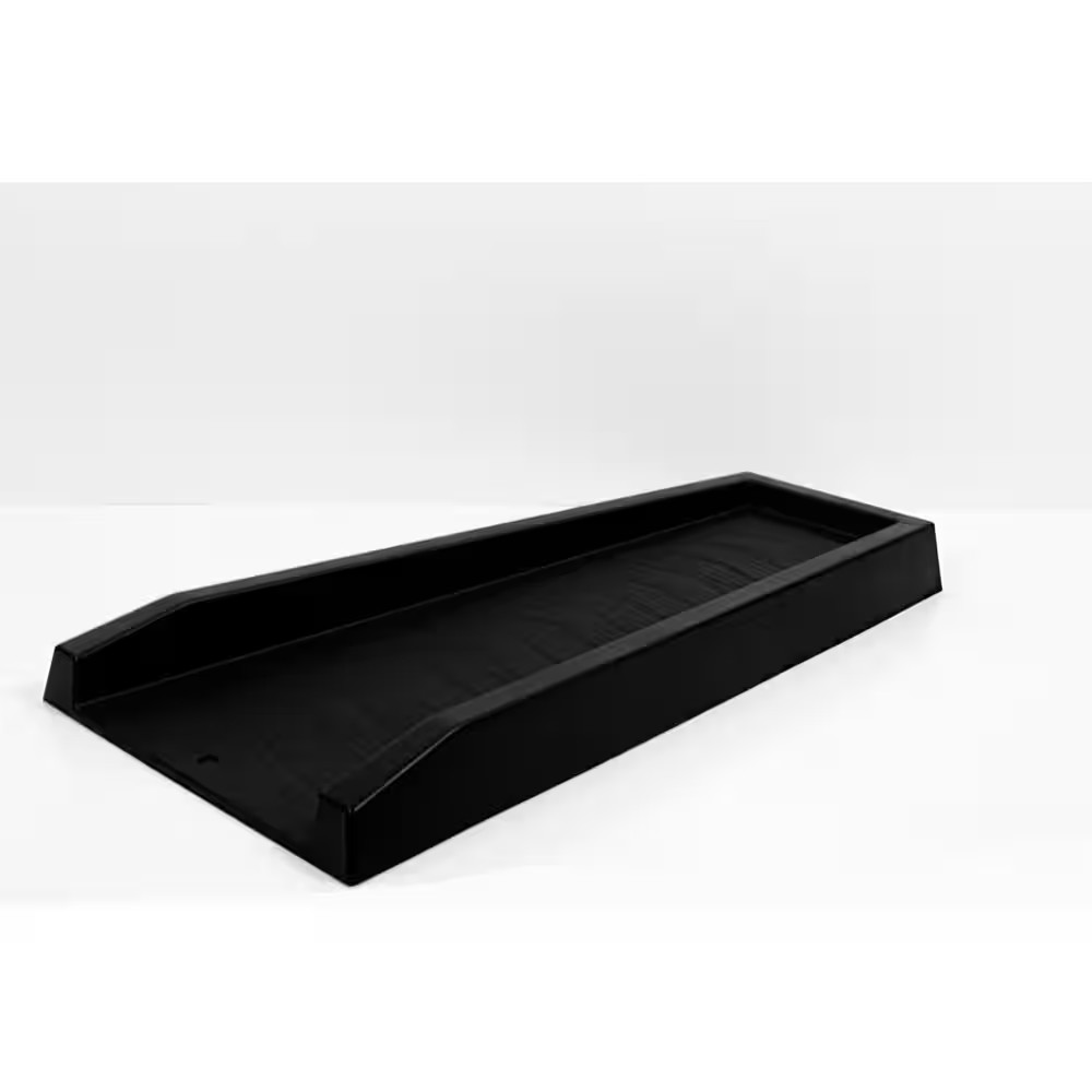 24 in. Black Vinyl Splash Block