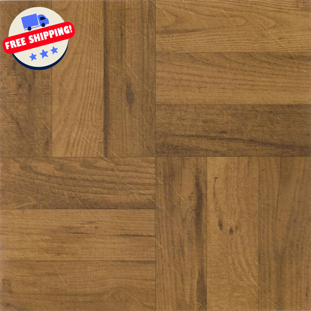 Vinyl Floor Tiles Peel & Stick Self Adhesive Flooring 12×12, 45 Tiles – 45 sq ft