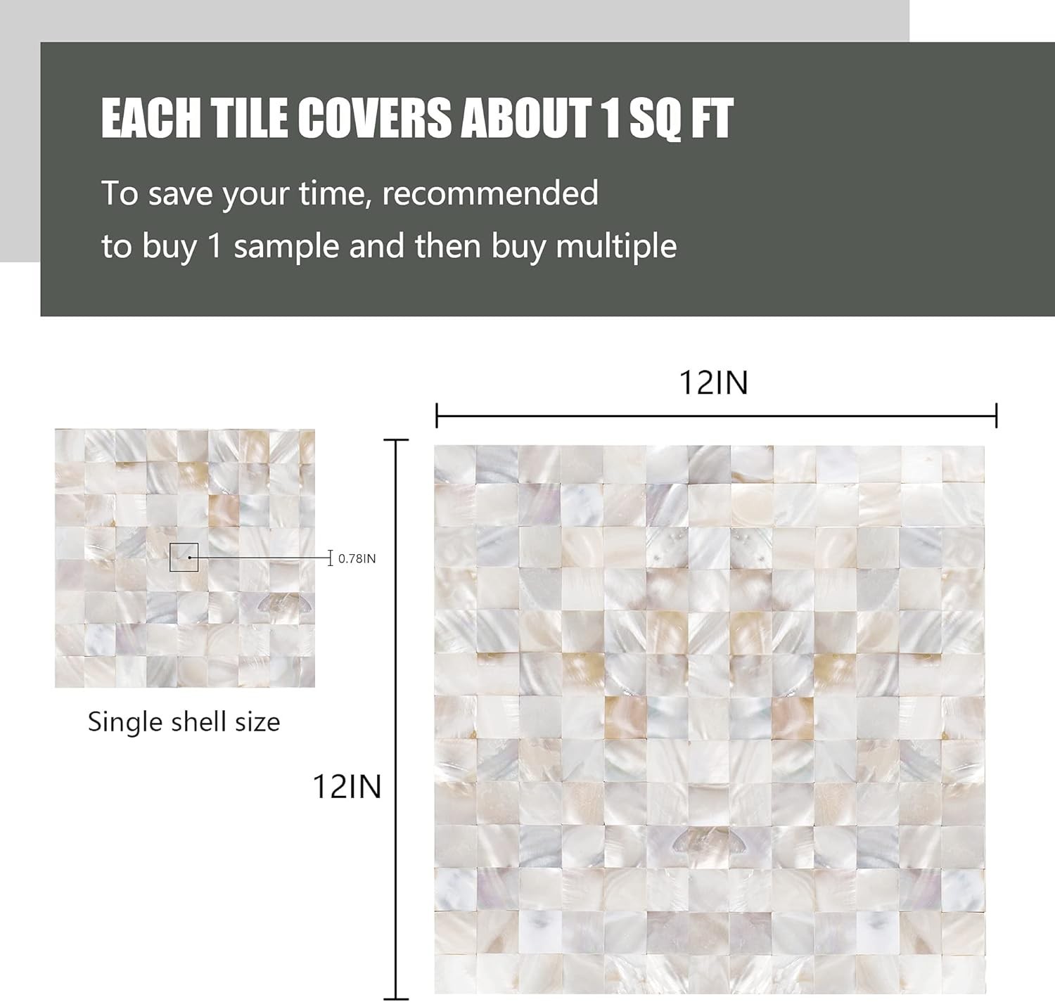 Polished Natural Mother of Pearl Peel and Stick Tiles – Luxurious DIY Upgrade