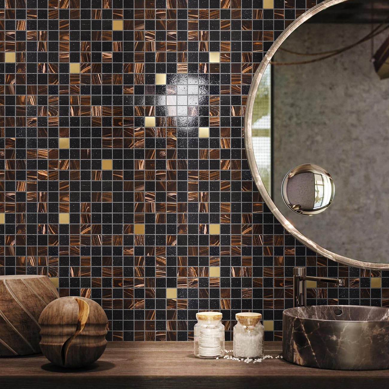 11.5sqft Bathroom Wall Tile, Pool Tile, Garden DIY, Kitchen Backsplash, Glue …