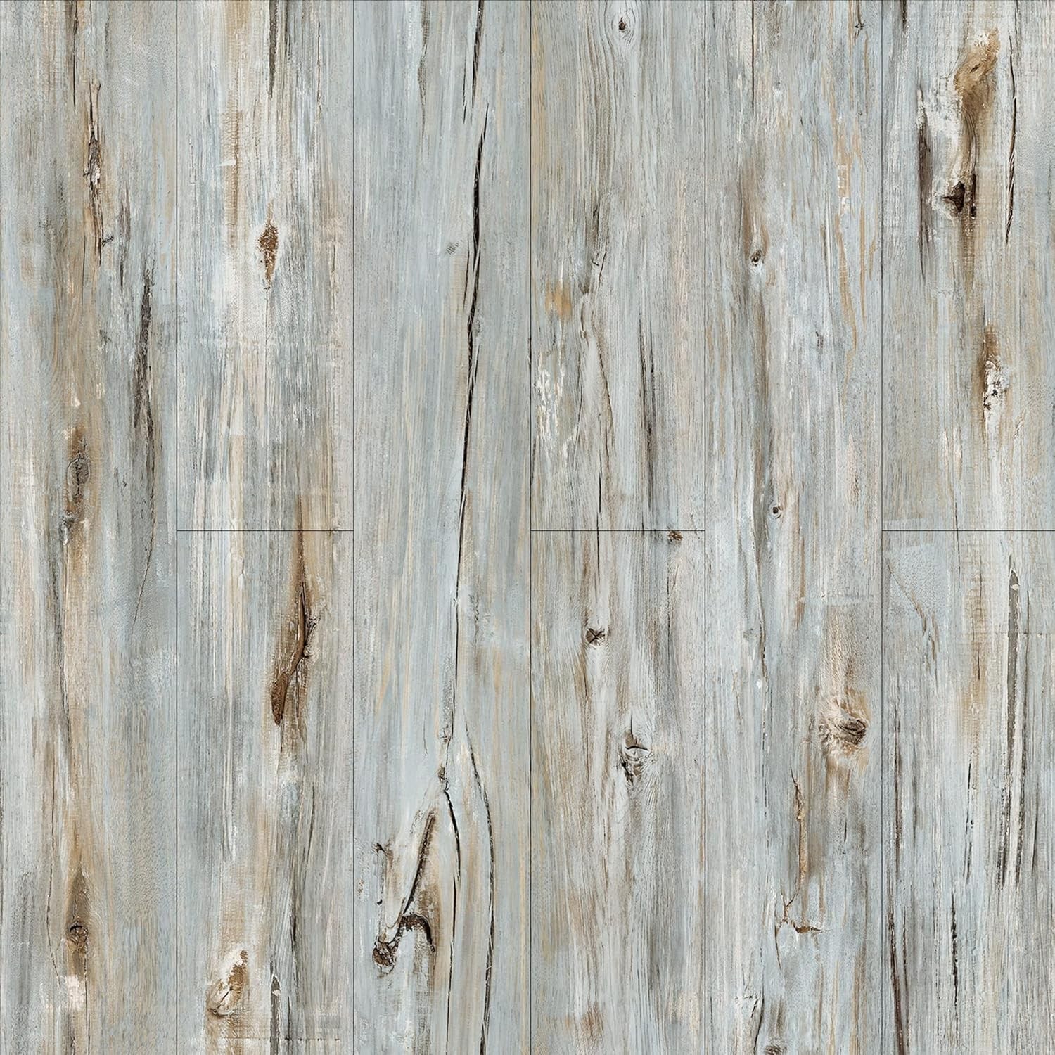 54 Sq.Ft,Wood Floor Tiles,36 Pack Grey Vinyl Flooring No Adhesive Residue 36″…