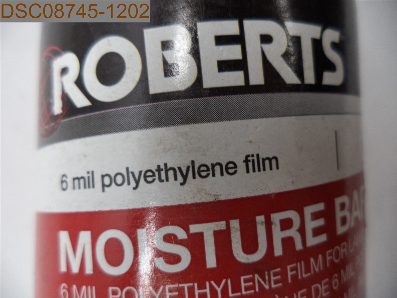 Roberts Moisture Barricade, 10ft x 12ft, 6mil polyethylene film, 075378701156