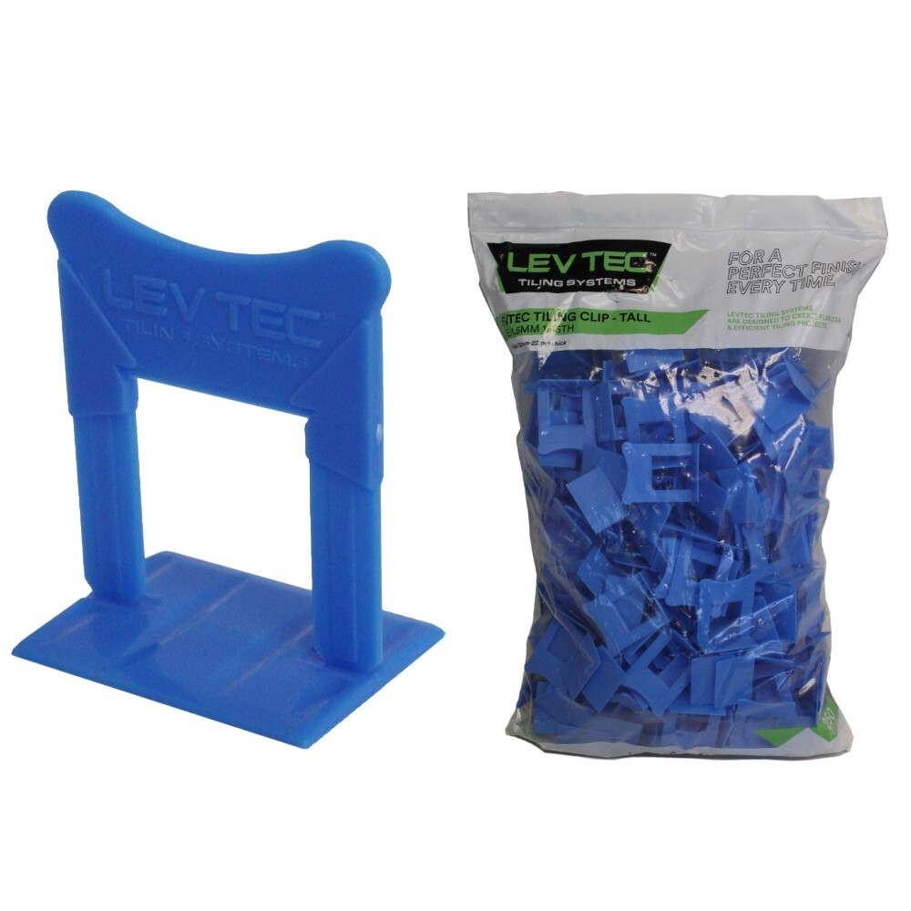 LEVTEC 1/16” Tall Leveling Clip 250pc./bag for 3/4″ Porcelain Pavers