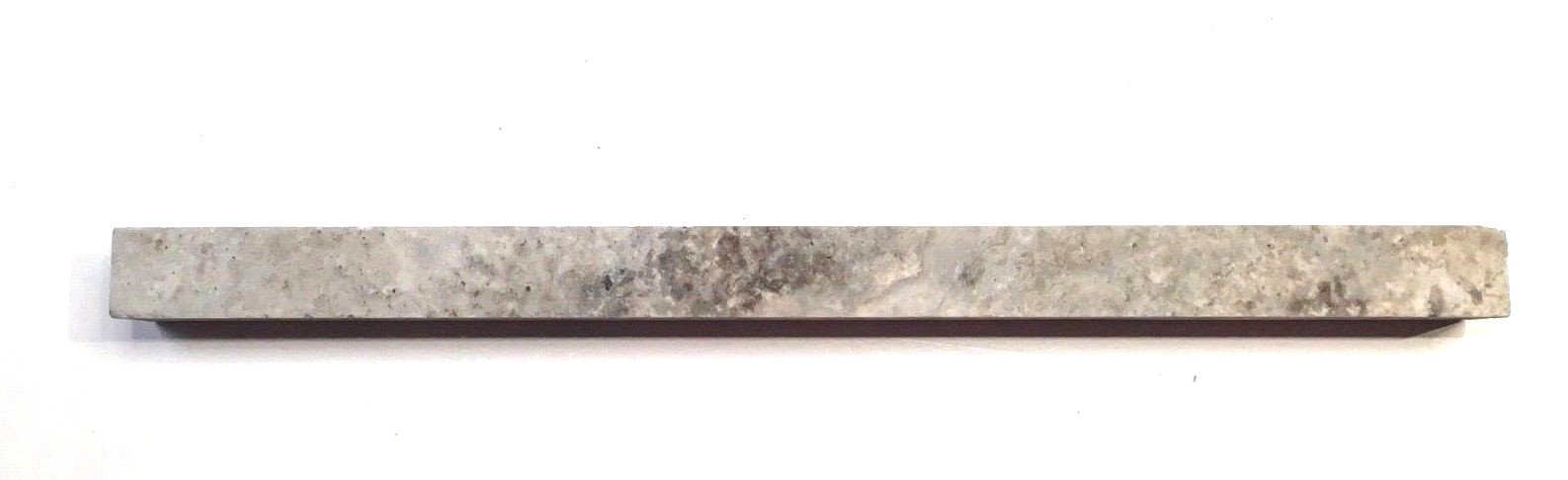 3/4×12 Silver Travertine Chair Rail Cubic Liner Profile Trim Molding Wall Tile