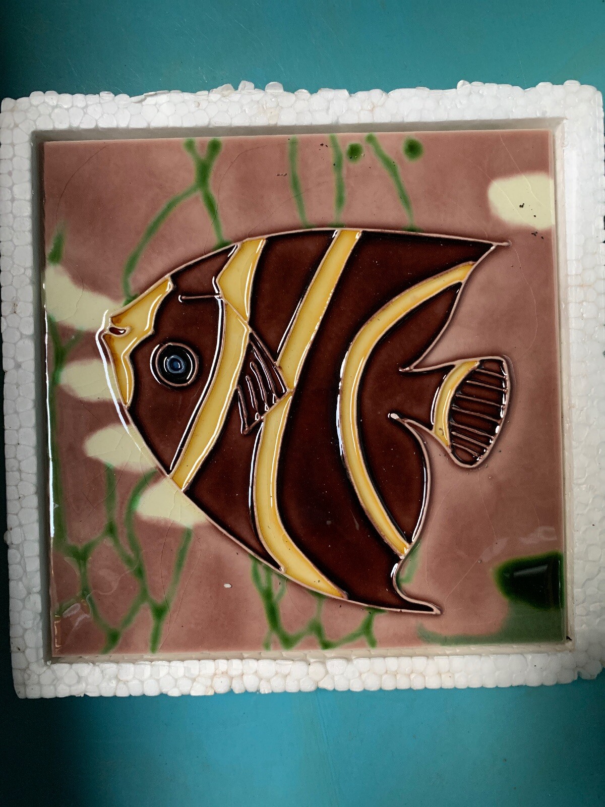 Tropical Fish Ceramic Tile Qty 22 Of 6″ x 6″ Back Splash Decor