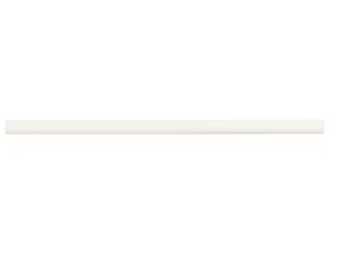 Daltile LuxeCraft Arctic White Matte 1/2″ Glazed Ceramic Jolly Tile Trim 0.48 SF