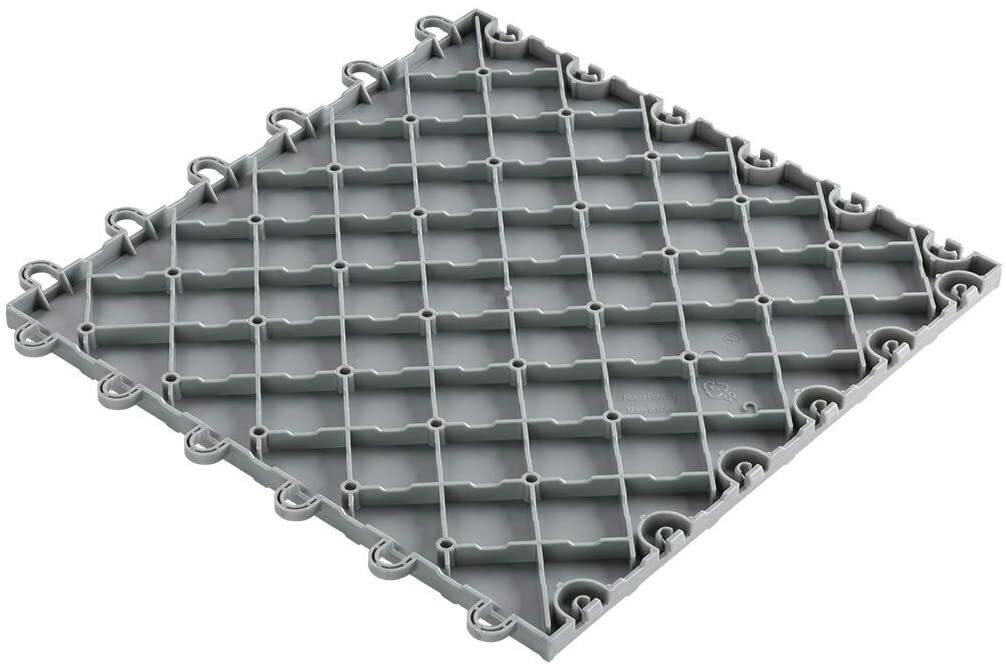 Speedway Tile 12″ x 12″ Silver Garage Floor Tile (10 Pack)