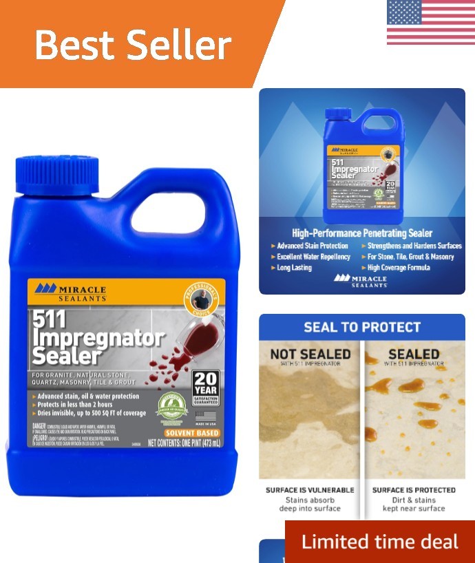 Invisible Barrier Protection: 511 Impregnator Sealer for Stain & Slip Resistance