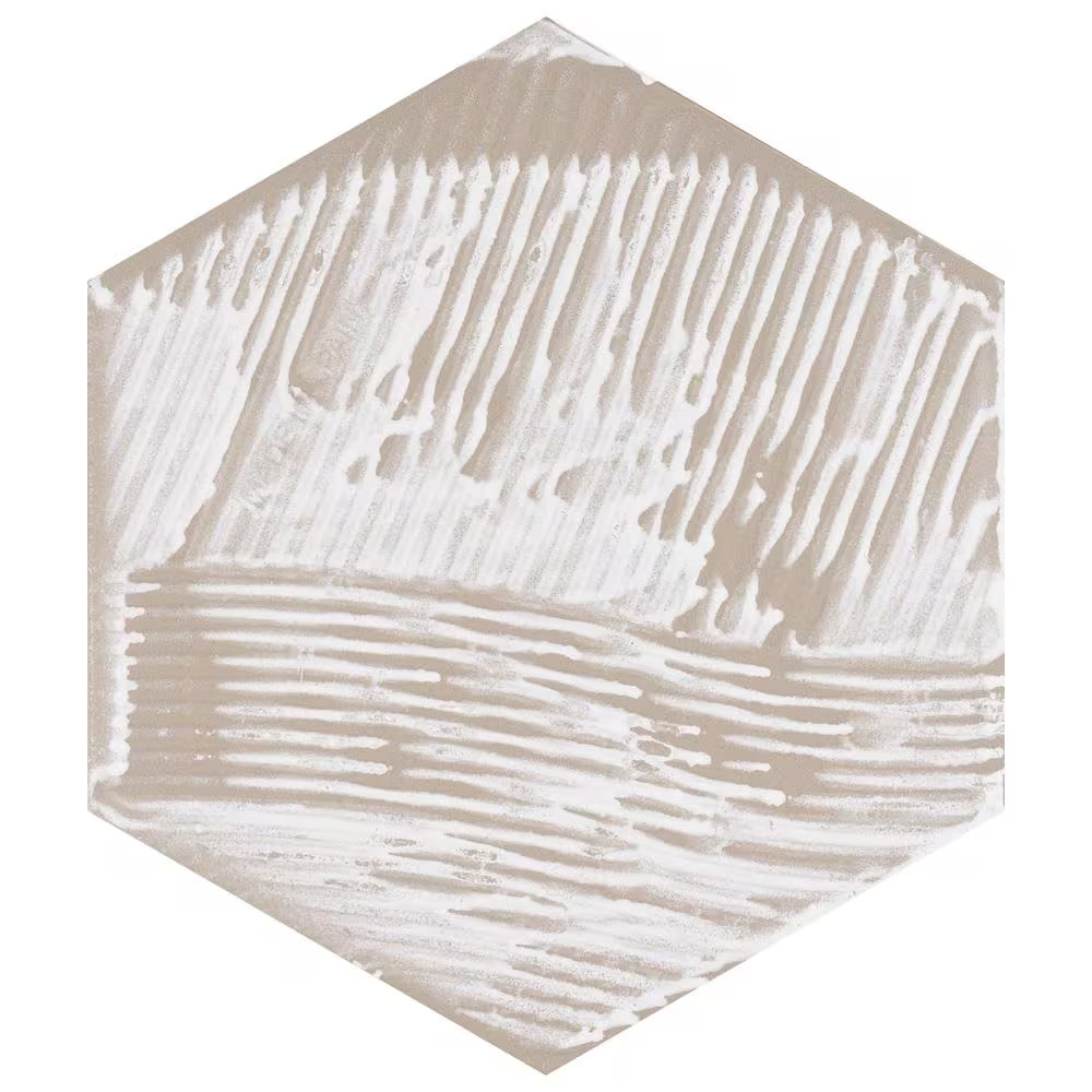 Stella Hex Azul 8-5/8 In. X 9-7/8 In. Porcelain Floor and Wall Tile (11.5 Sq. Ft