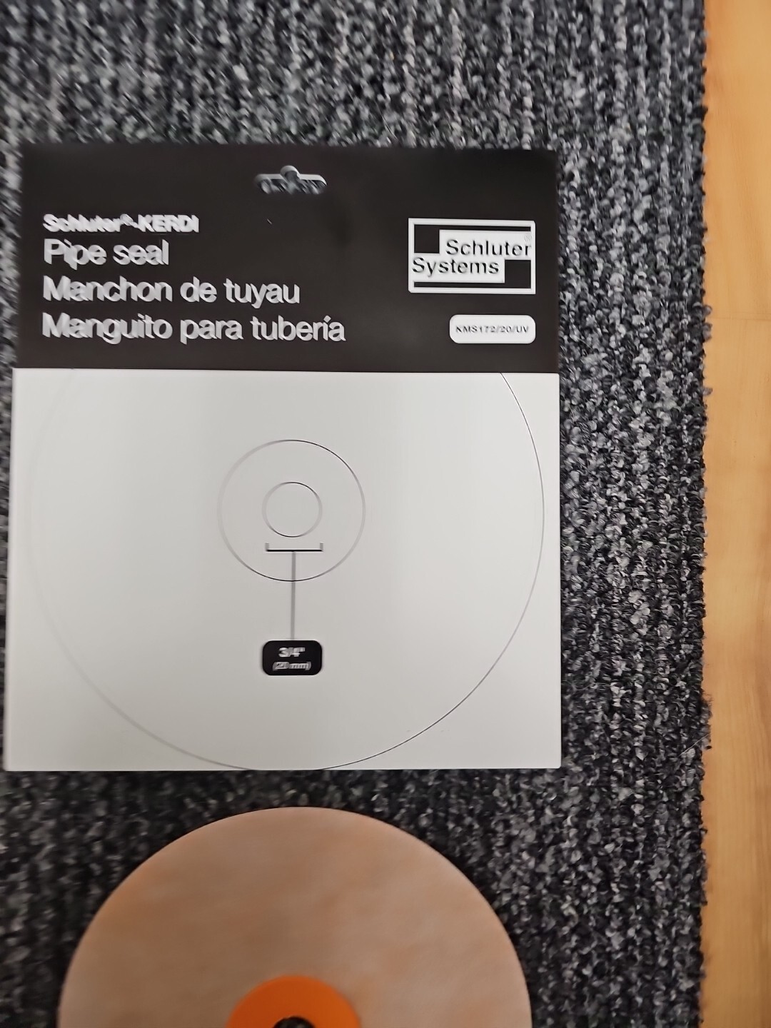 👍🏽 💵 💰 👏 👀 Schluter Kerdi Pipe Seal 3/4″