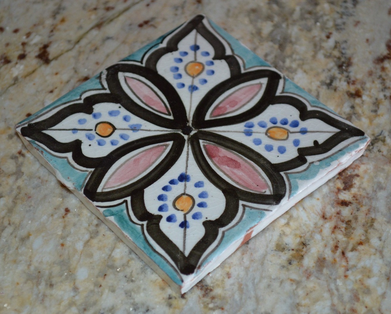 Moroccan Kitchen Tiles Ceramic Mexican Spanish Mediterranean Zellige Mosaic Art