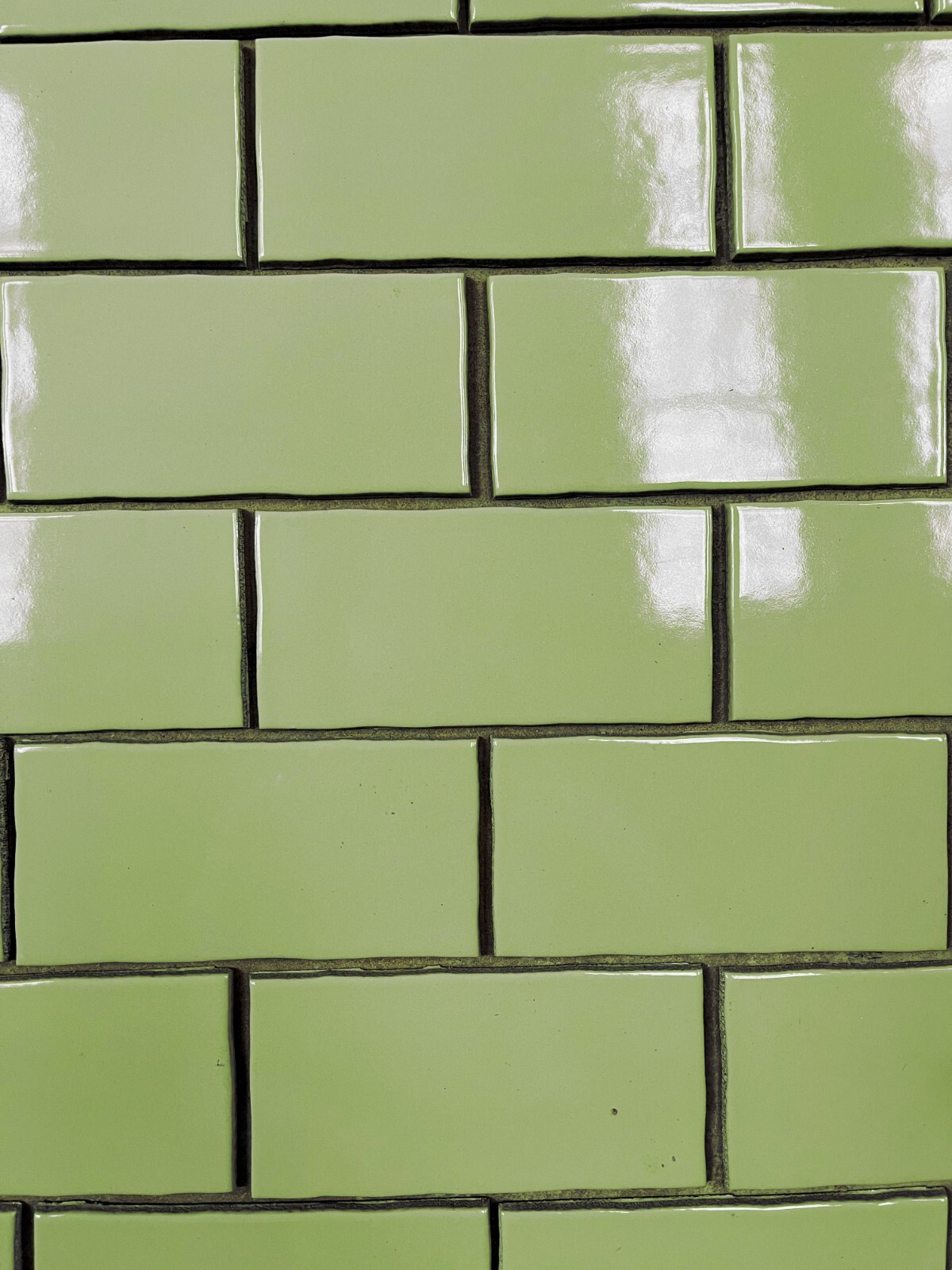 Sage Green Glossy Wall Tile 3×6 Subway Kitchen Splash Ceramic C#255 10 SQFT