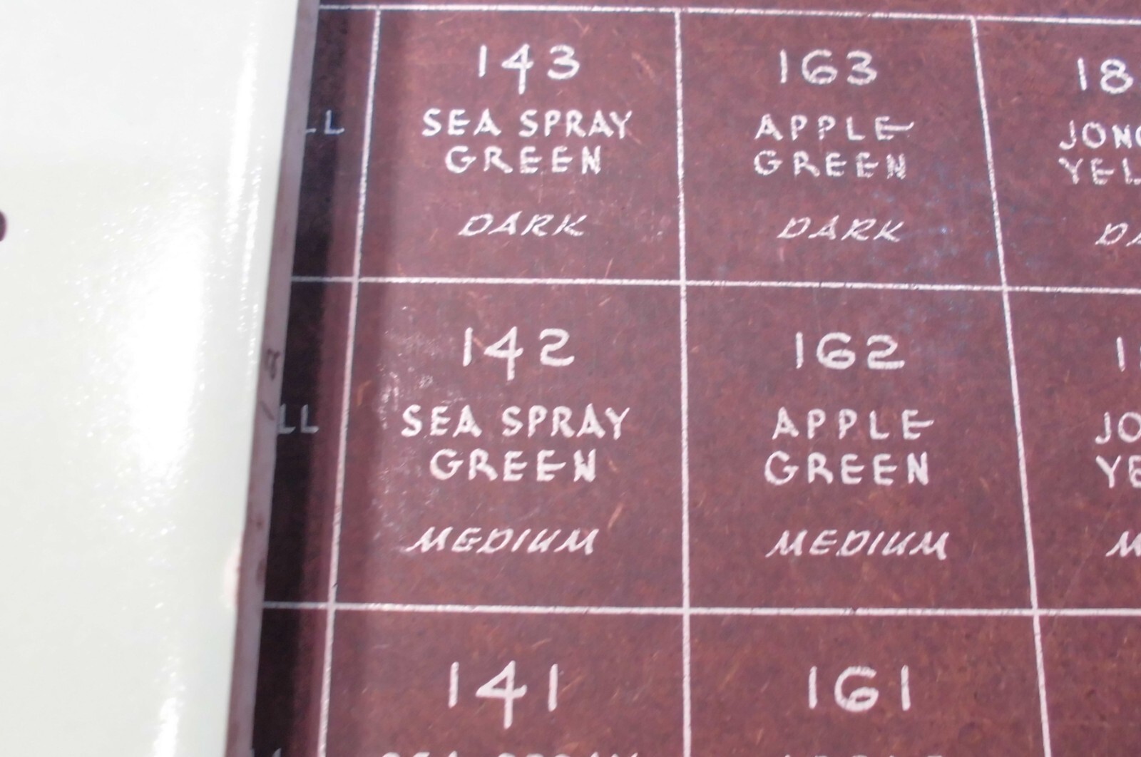 1 pc. Medium Sea Spray Green: Matte Radius Bullnose Ceramic Tile 4-3/8″ NOS
