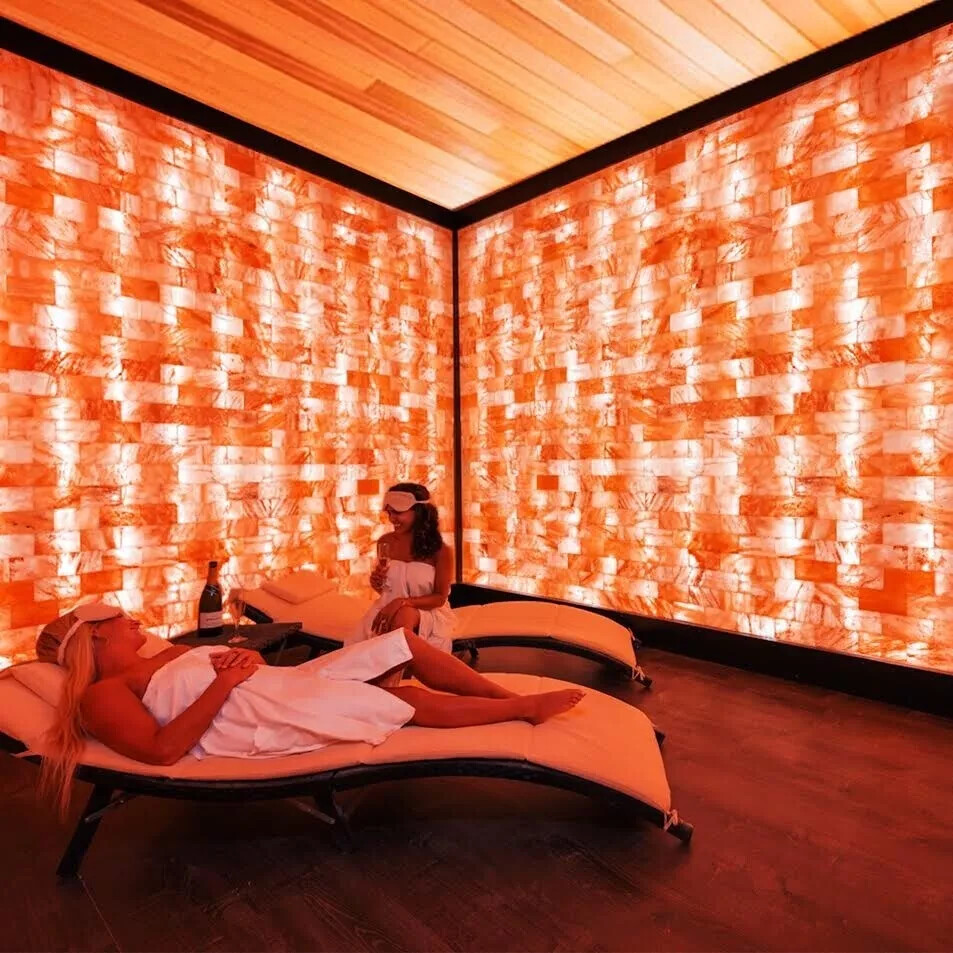 Himalayan Salt Tiles Pack of 24 Size 8x4x0.75 For Sauna & Home Improvement