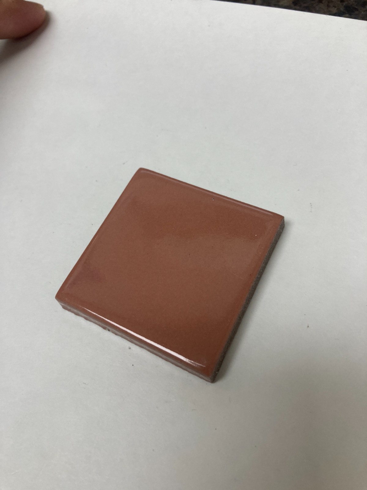 2×2 Tile Glossy Salmon Pink Loose Wall Remodel Ceramic C#598-656 Sample